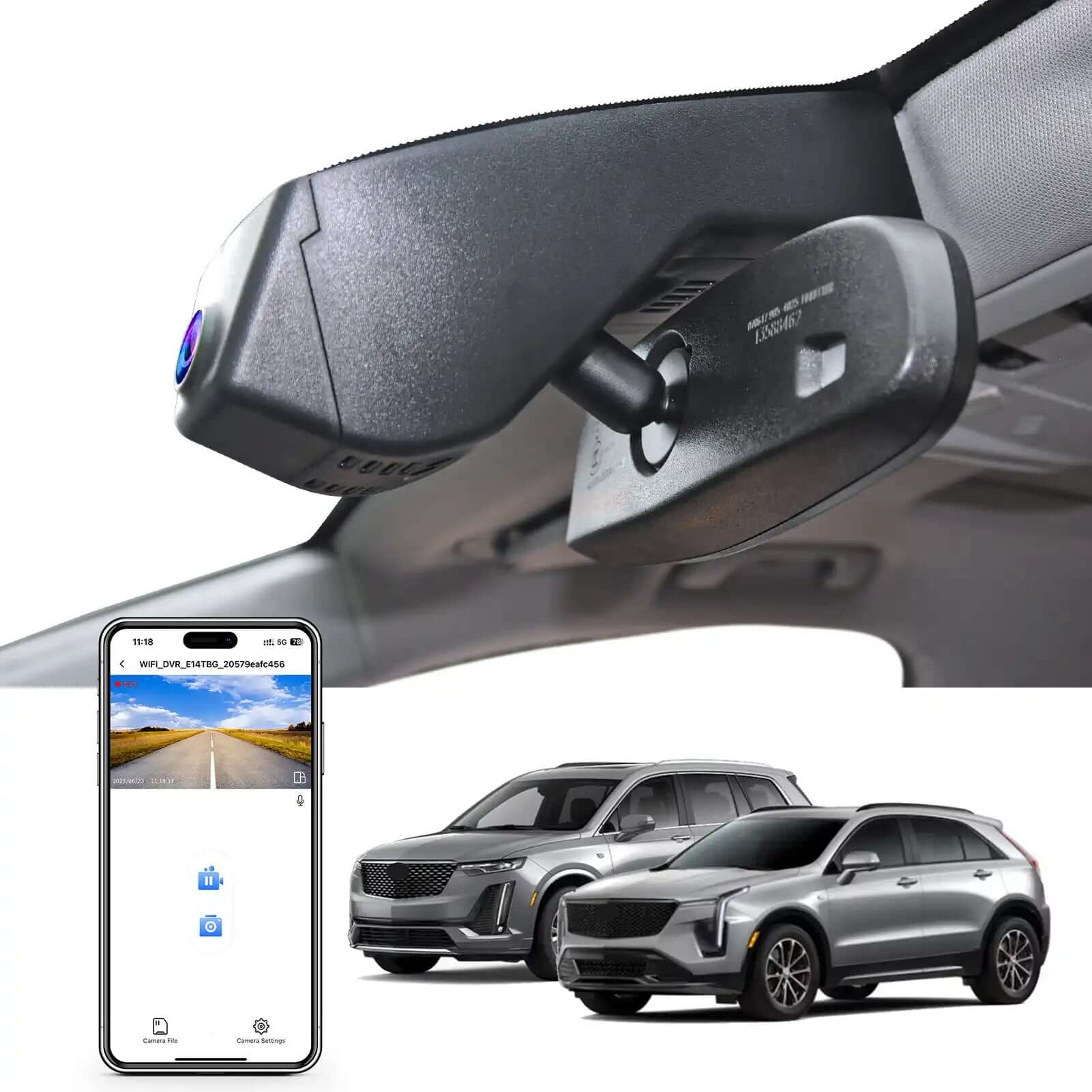 cadillac XT6-XT5 dash cam 