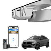Mangoal 4K Front & 2K Rear 2 Channel HDR Dash Cam, Dual STARVIS 2 IMX678 IMX675, Custom Fit for Volkswagen Taigo 2022-2025(Model B Gray)