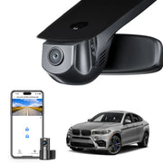 Mangoal 4K Front & 2K Rear 2 Channel HDR Dash Cam, Dual STARVIS 2 IMX678 IMX675, Custom Fit for BMW X6 Gen2 F16 2015-2019(Model A)