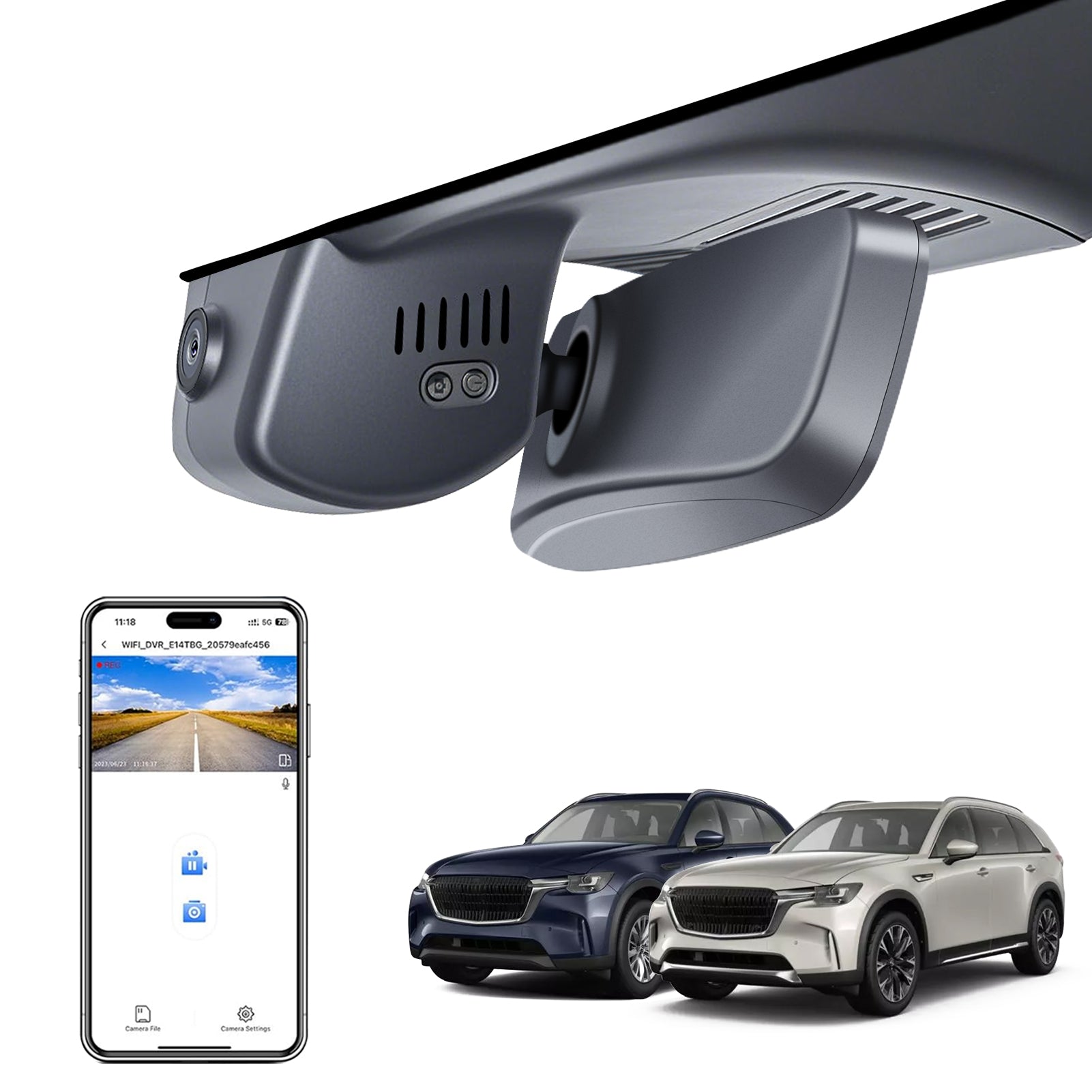 Mangoal Dash Cam for Mazda CX-90 2024-2026 & CX-90 PHEV 2024-2026
