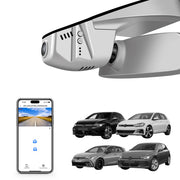 Mangoal Front 4K HDR Dash Cam STARVIS 2 IMX678 for Volkswagen Golf & Golf GTI & Golf R MK 7/7.5/8 2015-2025 (Model B Gray)
