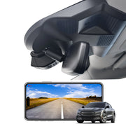 Mangoal Front 4K HDR Dash Cam STARVIS 2 IMX678, Custom Fit for Ford Mustang mach-E 2021 2022 2023 2024 2025, Select Premiuia Rom Californute 1 GT Accessories, UHD 2160P Video, WiFi & App, G-Sensor, Loop Recording, 64GB Card