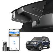 Mangoal Front 4K & Rear 2K HDR Dash Cam, Dual STARVIS 2 for  for Jeep Renegade 2015-2023(Black)