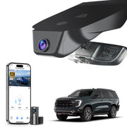 4Mangoal Front 4K & Rear 2K HDR Dash Cam, Dual STARVIS 2 IMX678 IMX675, for GMC Yukon, Yukon XL 2023-2026 (Model A)