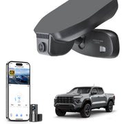 Mangoal Front 4K & Rear 2K HDR Dash Cam, Dual STARVIS 2 IMX678 IMX675, for GMC Canyon 2023-2026 (Model B)