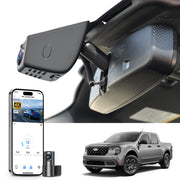 Mangoal Front 4K & Rear 2K HDR Dash Cam, Dual STARVIS 2 IMX678 IMX675, for Ford 1st Gen Maverick 2025 2026(Model B)