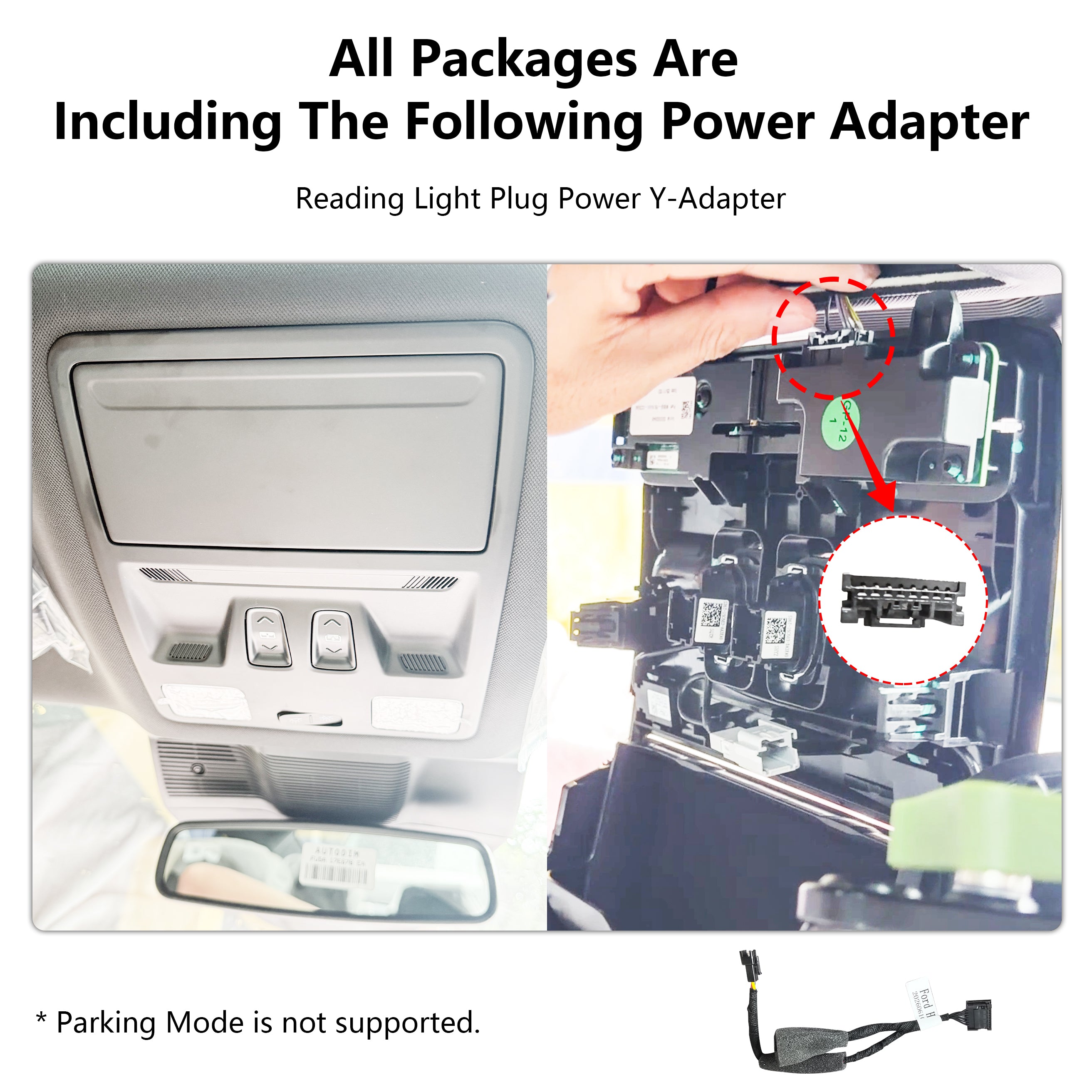 Mangoal 4K Dash Cam for Ford 1st Gen Maverick 2025 2026 (Model B)