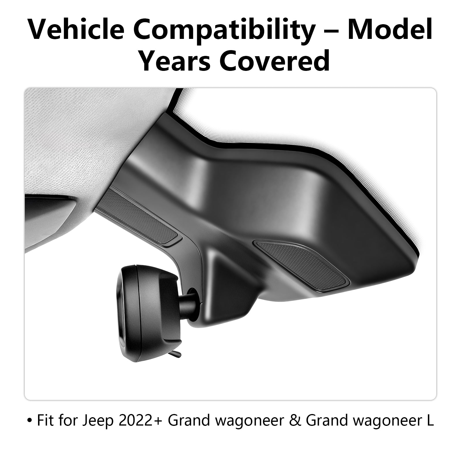 Mangoal 4K Dash Cam for Jeep Grand Wagoneer & Grand Wagoneer L 2022-2026
