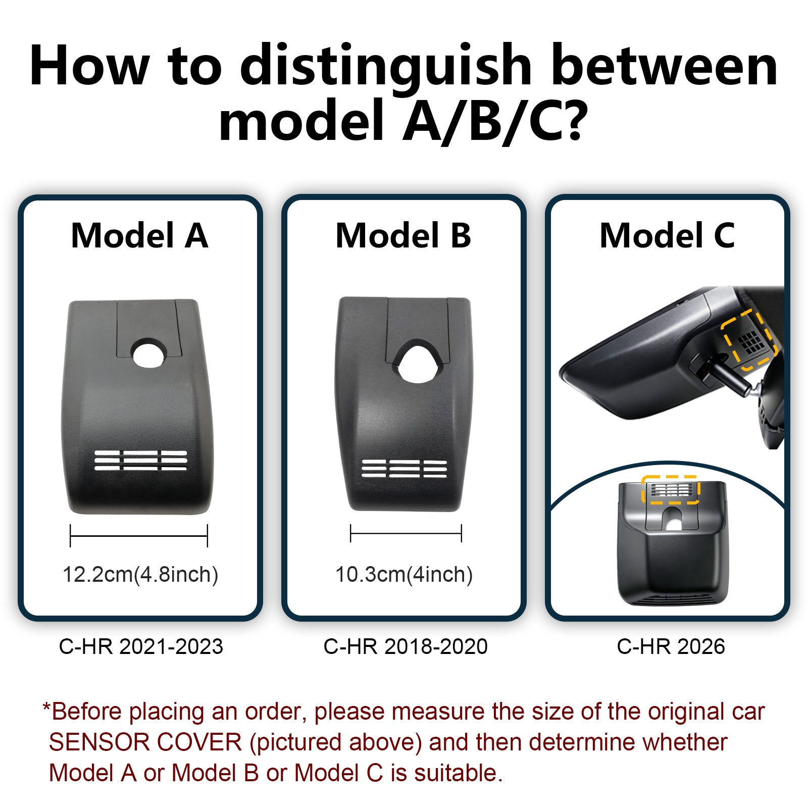 Mangoal 4K Dash Cam Custom Fit for Toyota C-HR 2026 (Model C)