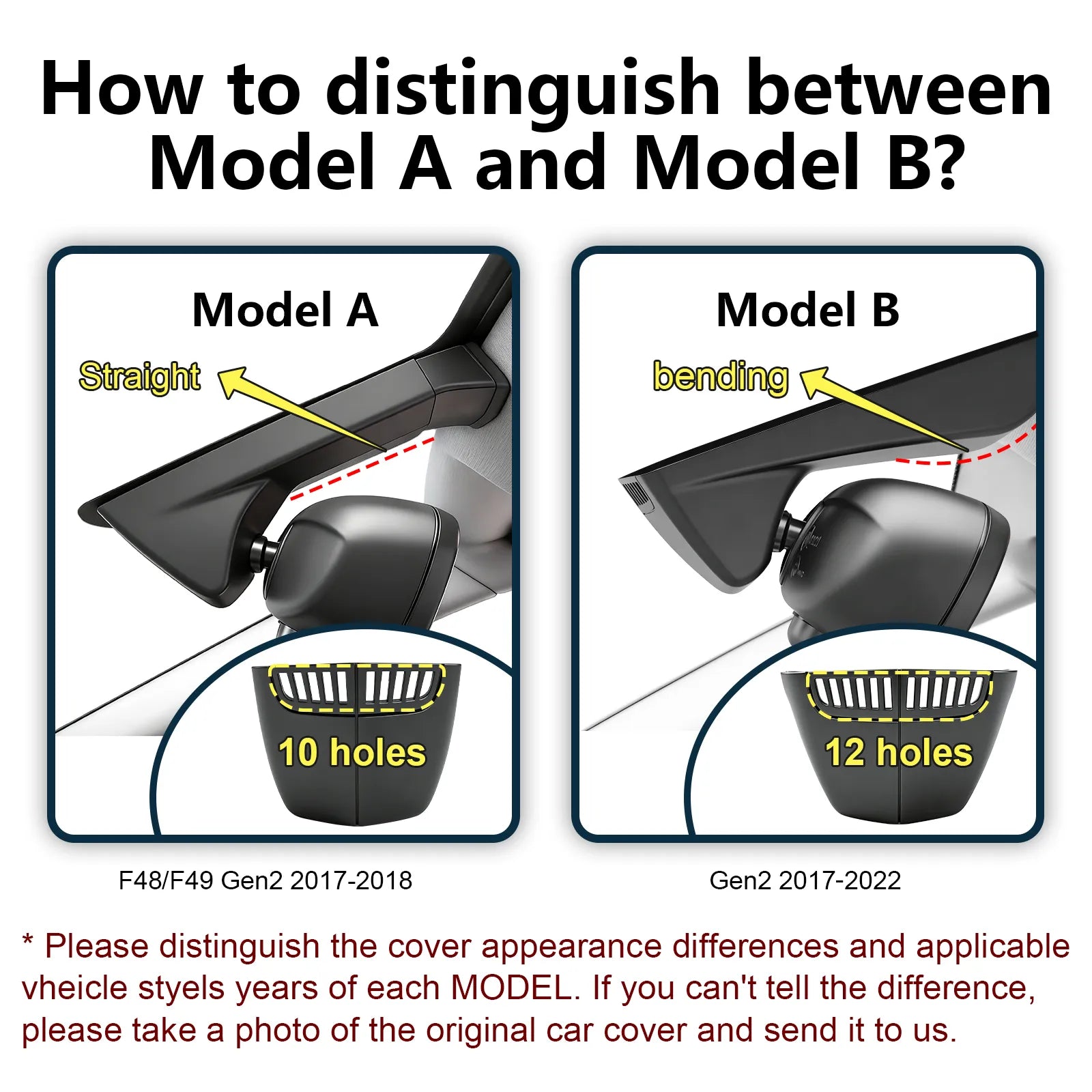 Mangoal 4K Dash Cam for BMW X1 Gen2 F48/F49 2017-2022 (Model B)