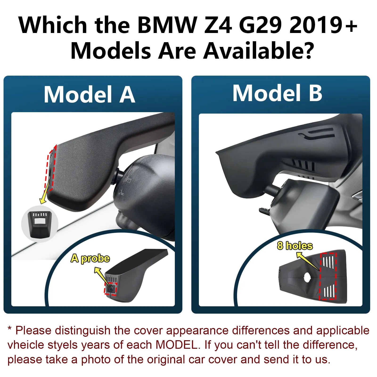 Mangoal 4K Dash Cam for BMW Z4 G29 2019-2026 (Model B)