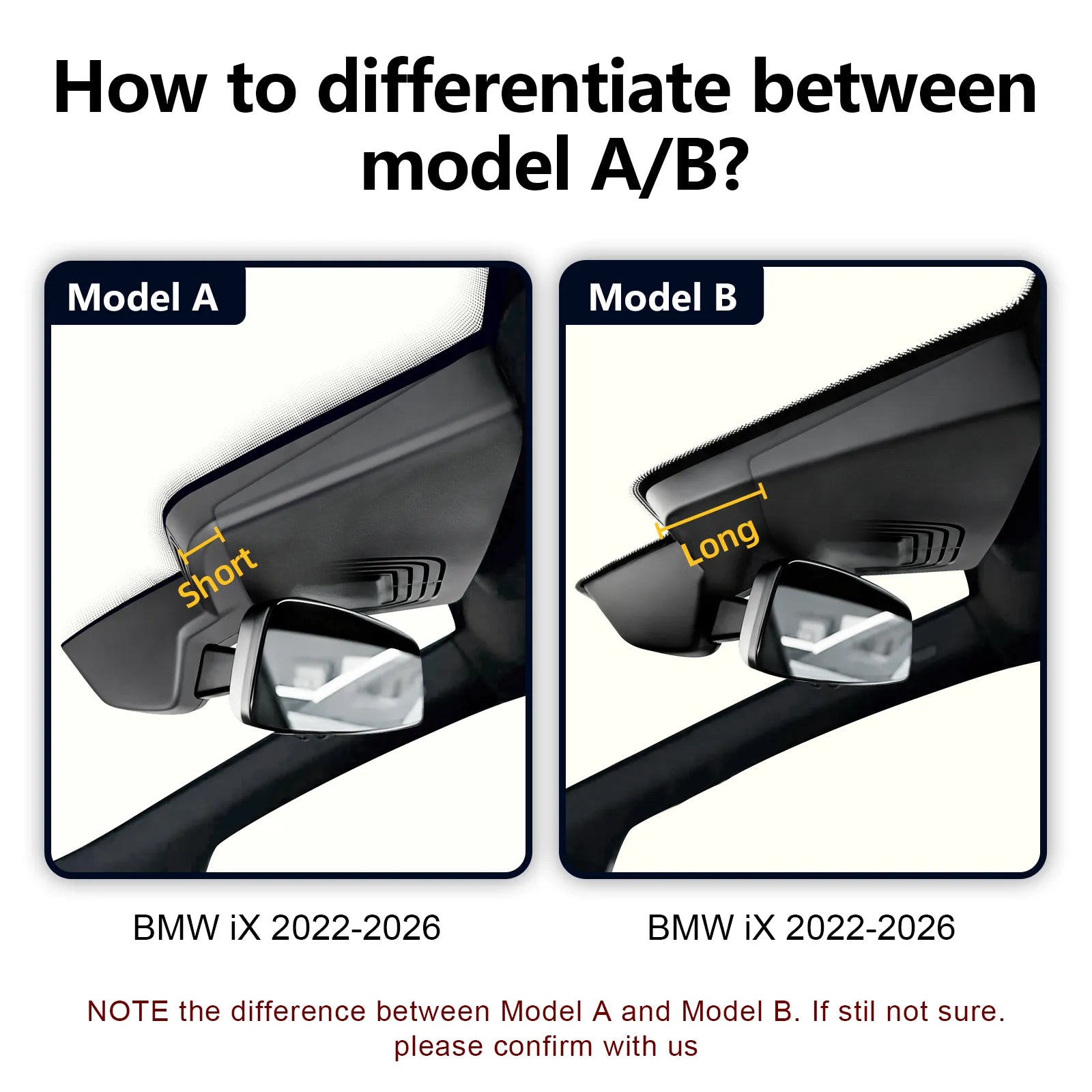 Mangoal 4K Dash Cam Custom for BMW iX 2022-2026 (Model A)