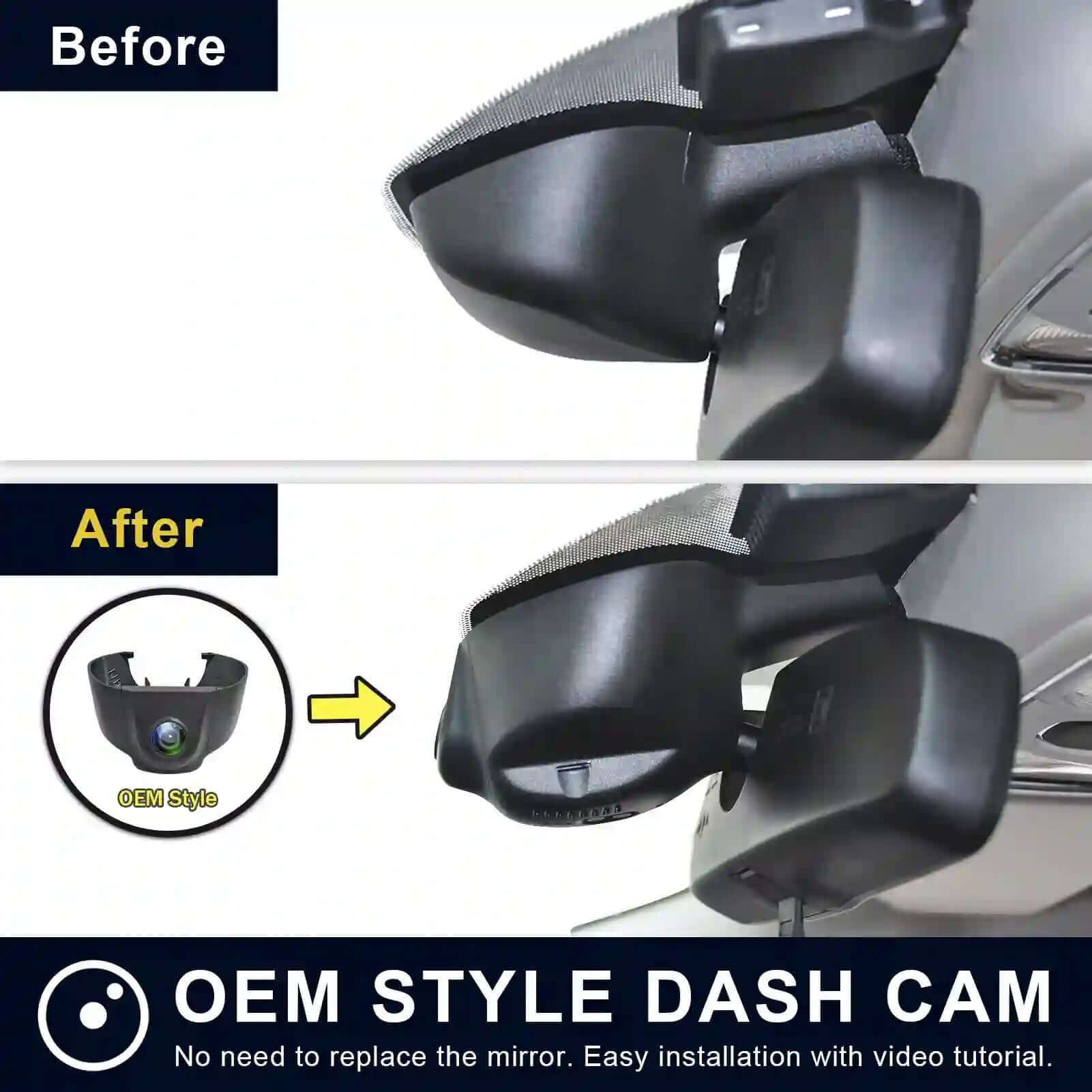 dodge caravan before and after install appearance 