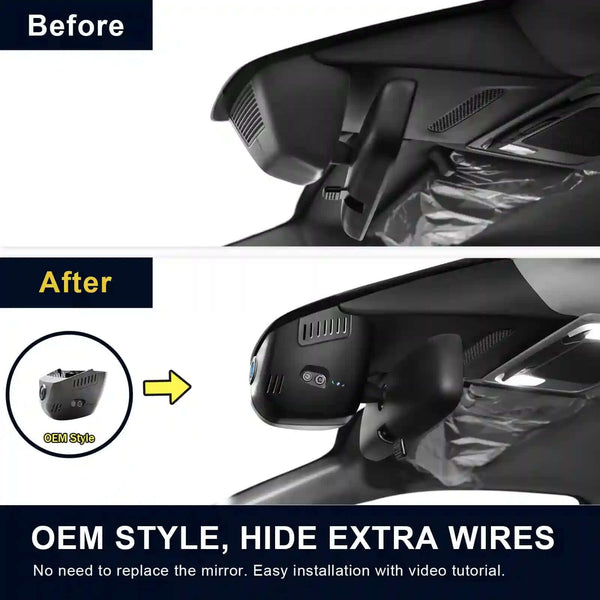 Mangoal Front 4K & Rear 1080p Dash Cam for Honda HRV Gen3 RU 2023-2026 (Model B)