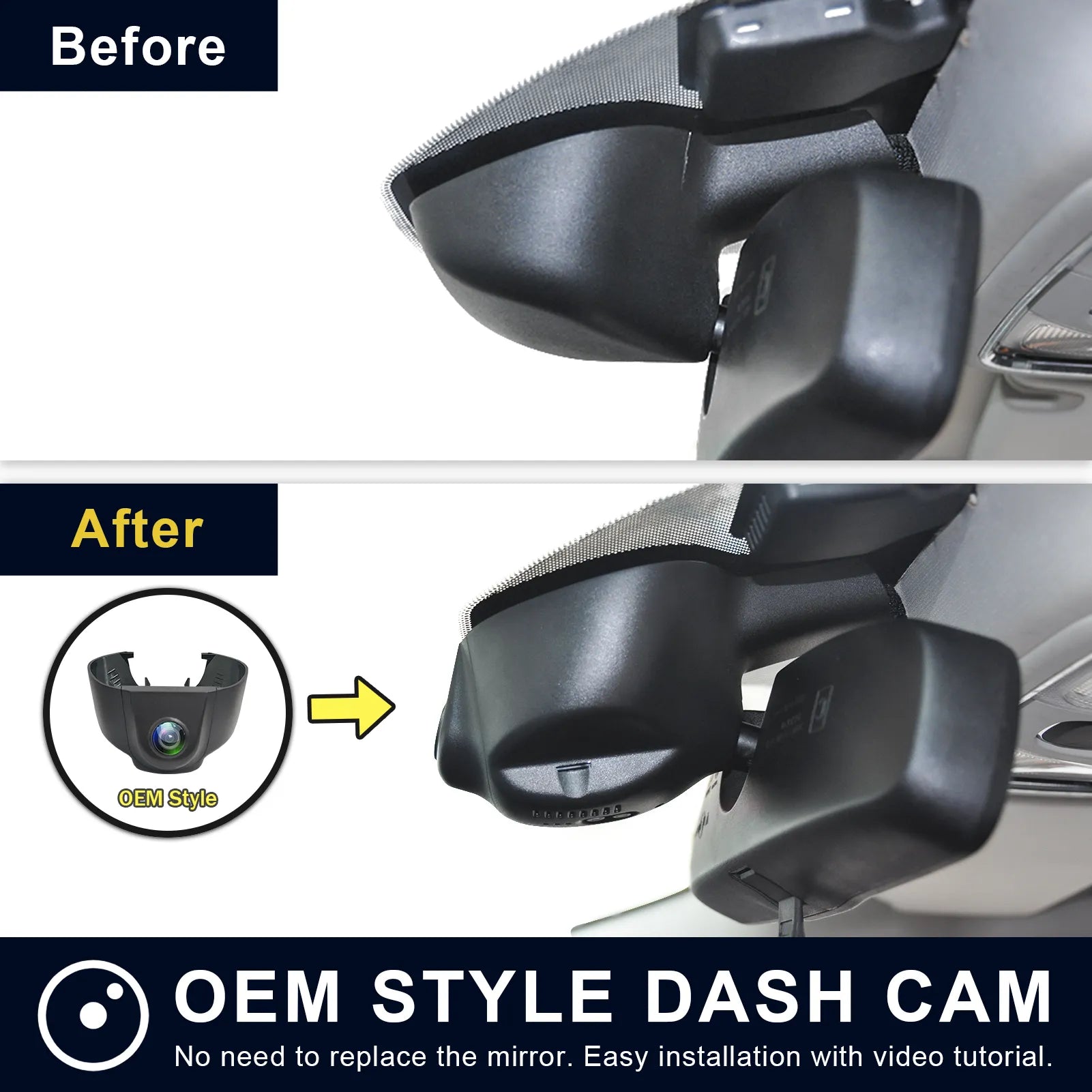 Mangoal 4K Dash Cam for Dodge Grand Caravan 2018-2020