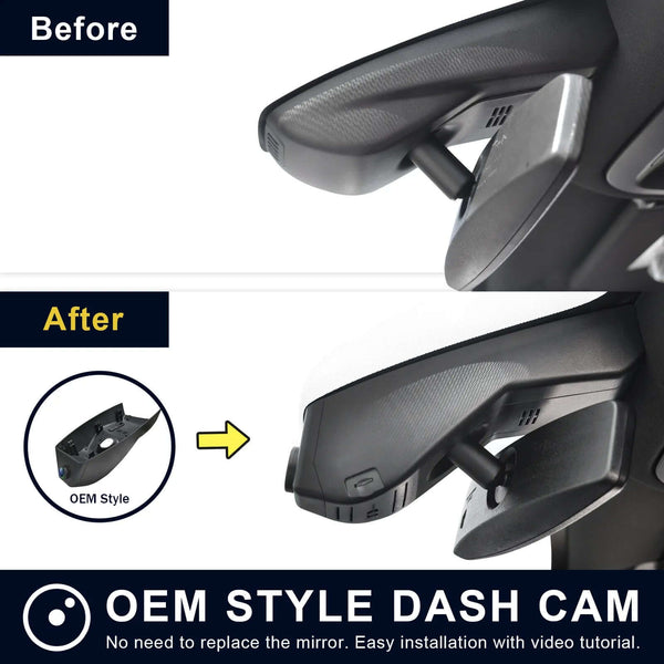 Mangoal Front 4K & Rear 1080P Dash Cam for Chevy Silverado 1500 2019-2021, 1500 Limited 2022, 2500 HD/3500 HD 2020-2023 (Model A)
