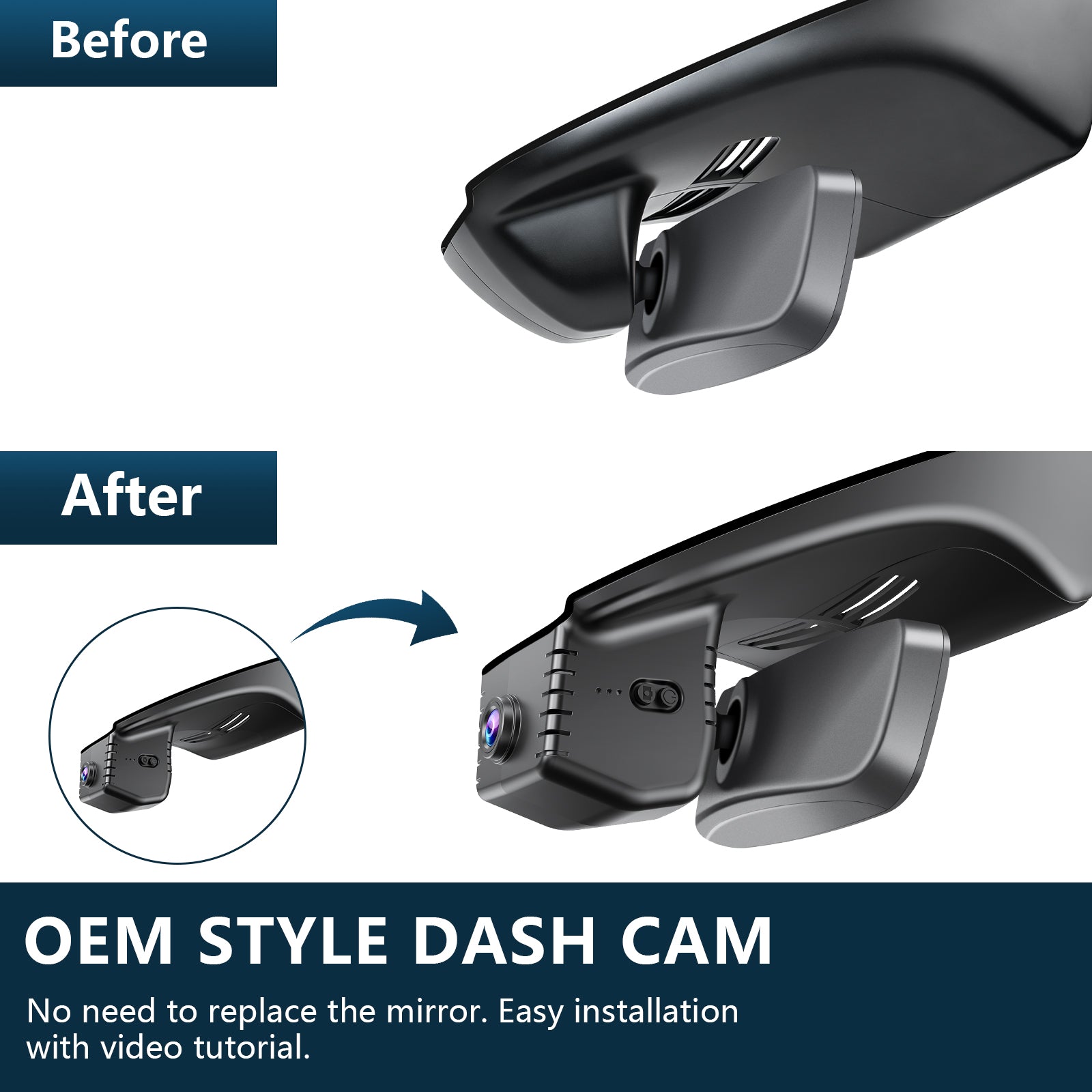Mangoal Front 4K HDR Dash Cam STARVIS 2 for Mazda All-New Gen3 KM CX-5 2026