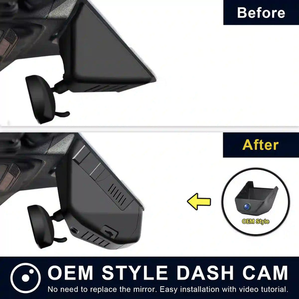 Mangoal 4K Dash Cam for Ford Bronco 2021-2024 (Model A)