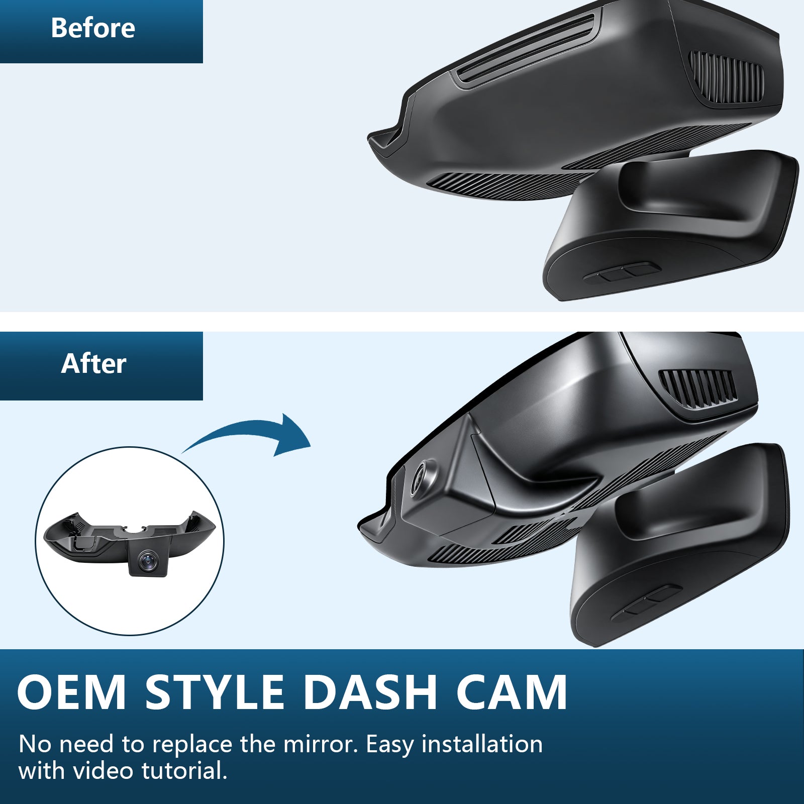 Mangoal Dash Cam for Mercedes-Benz S-Class 2012-2021(Model C)