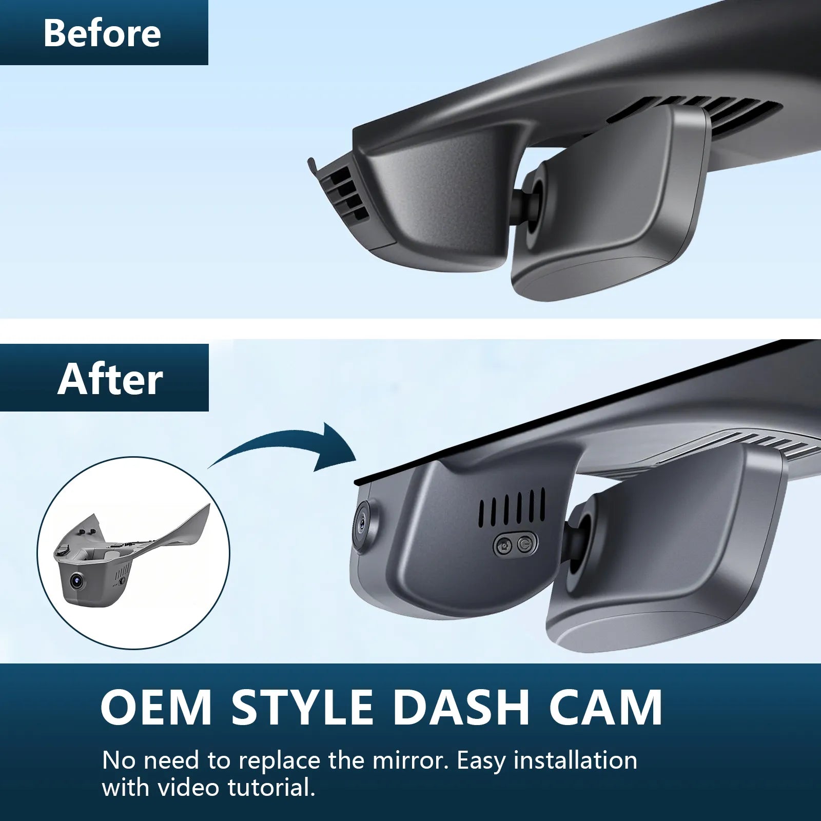 Mangoal Front 4K HDR Dash Cam STARVIS 2 IMX678 for Mazda CX-90 & CX-90 PHEV 2024-2026