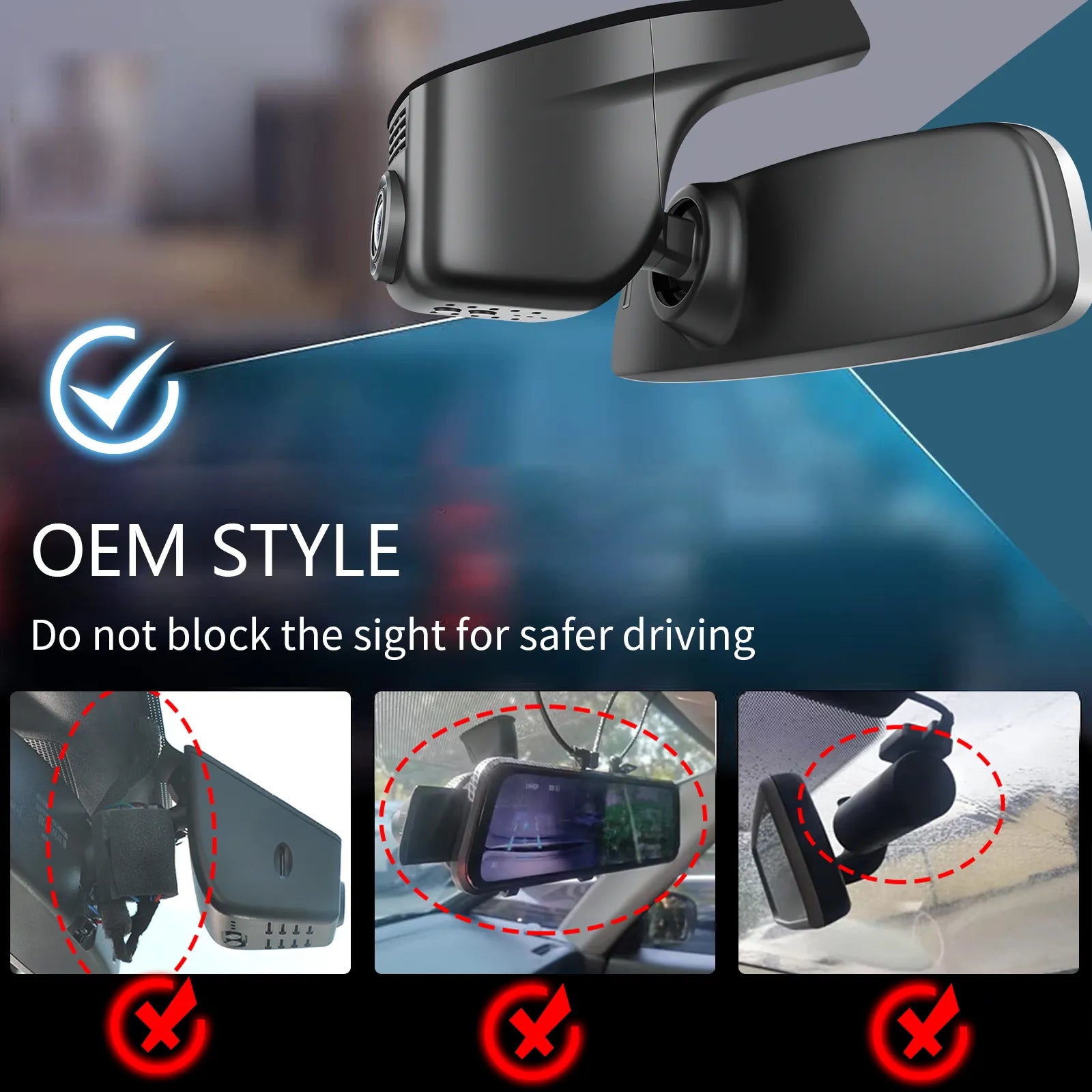Mangoal Front 4K HDR Dash Cam STARVIS 2 IMX678, Custom Fit for Volkswagen Taos 2022-2025 S SE SEL(Model A Black)