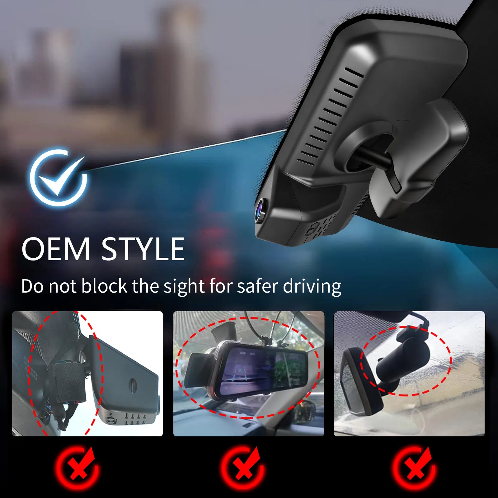 Mangoal 4K Dash Cam for Toyota 4Runner 2025 2026 (Model B)