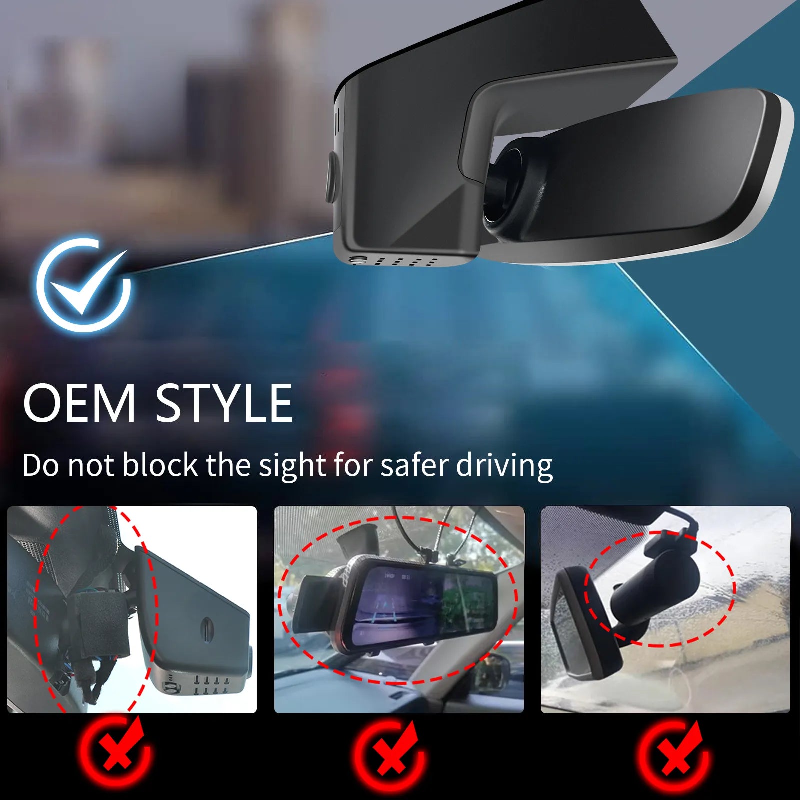 Mangoal 4K Front & 2K Rear 2 Channel HDR Dash Cam, Dual STARVIS 2 IMX678 IMX675, Custom Fit for Volkswagen Touareg 2019-2025 (Model B Black)