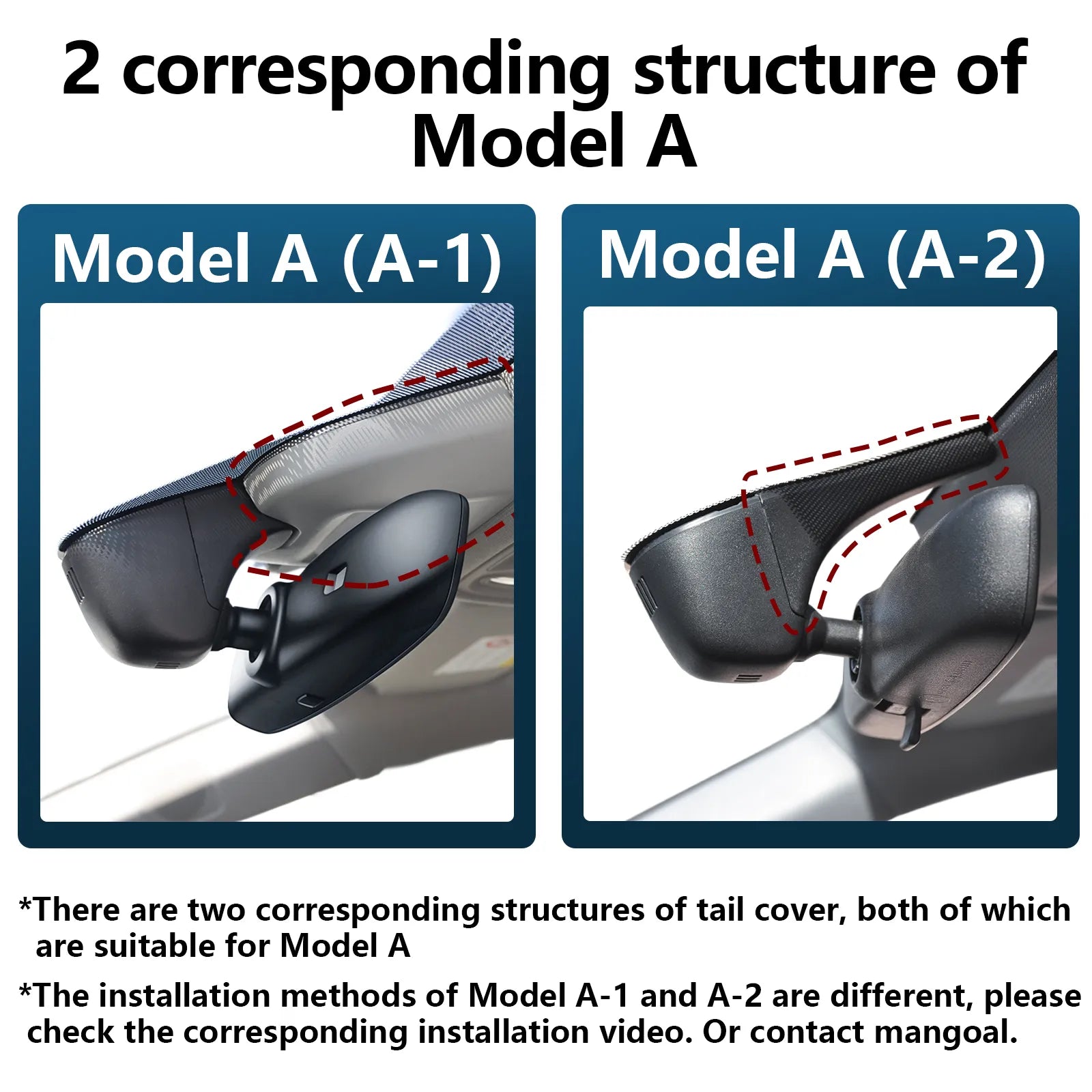 Mangoal Caméra de tableau de bord avant 4K et arrière 1080p pour Audi (modèle A) 2019 2020 2021 2022 2023 2024 A4 A6 Allroad A3 A5 Q5 S4 S6 Q7 A8 S8 TT A7 S5 Q3 S3 S7 RS3 RS5 RS6 e-tron, look OEM, WiFi et Application, carte 128 Go