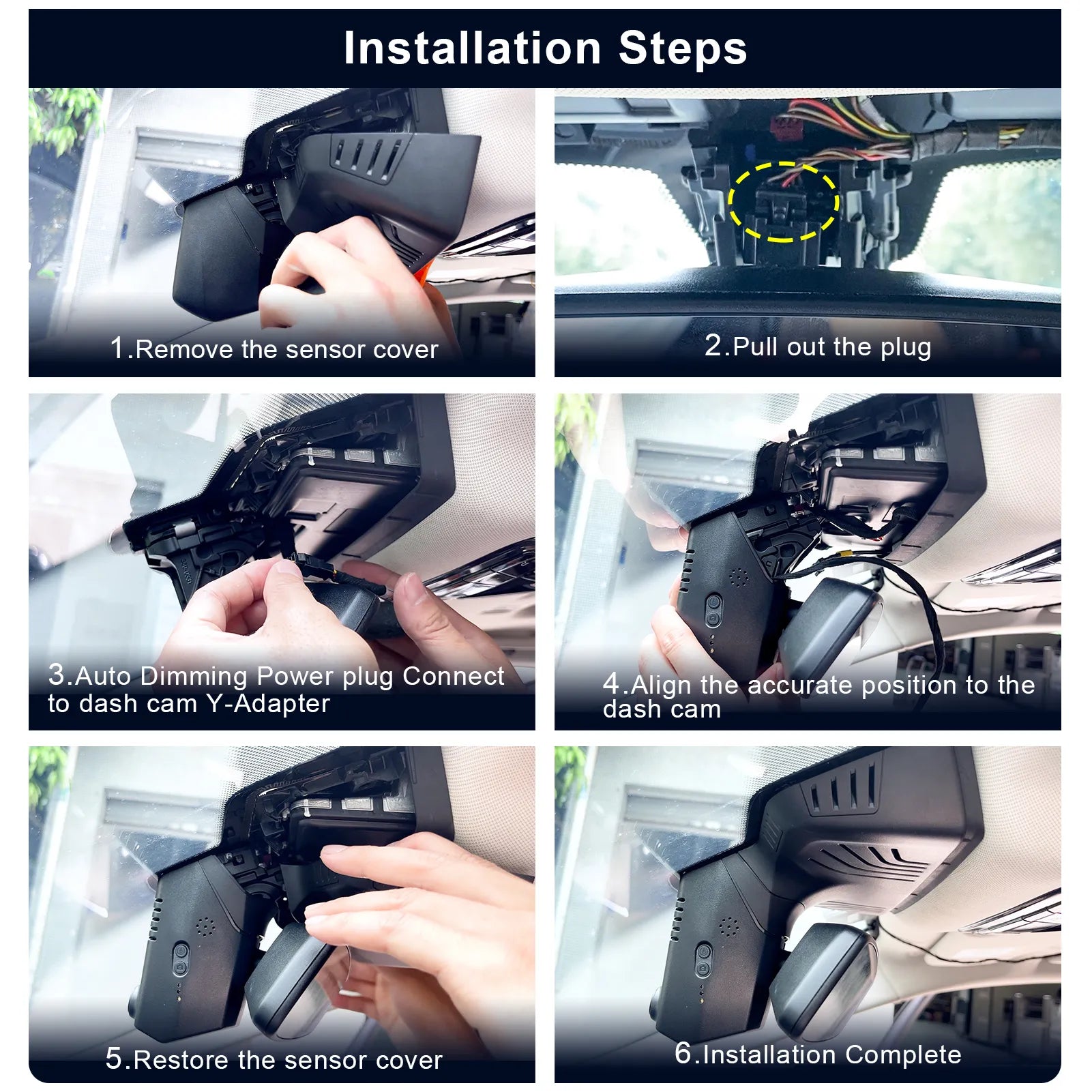 Mangoal 4K Dash Cam for BMW 5 Series Gen7 G30 G31 G38 2018 - 2023 Select 2017 M5 F90 - Model A
