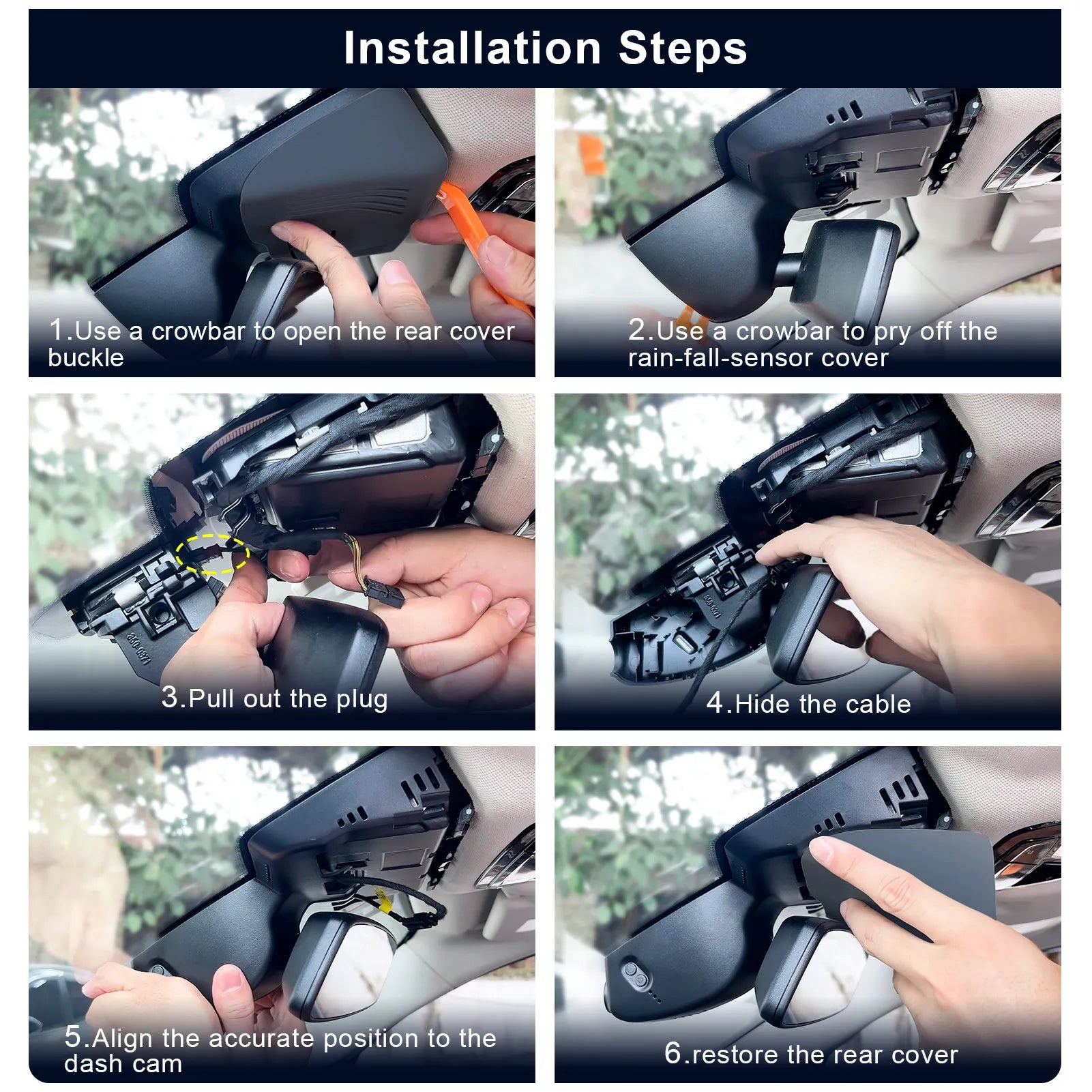 Mangoal 4K Front & 2K Rear 2 Channel HDR Dash Cam, Dual STARVIS 2, Custom Fit for BMW X2 U10 Gen2 2024-2026