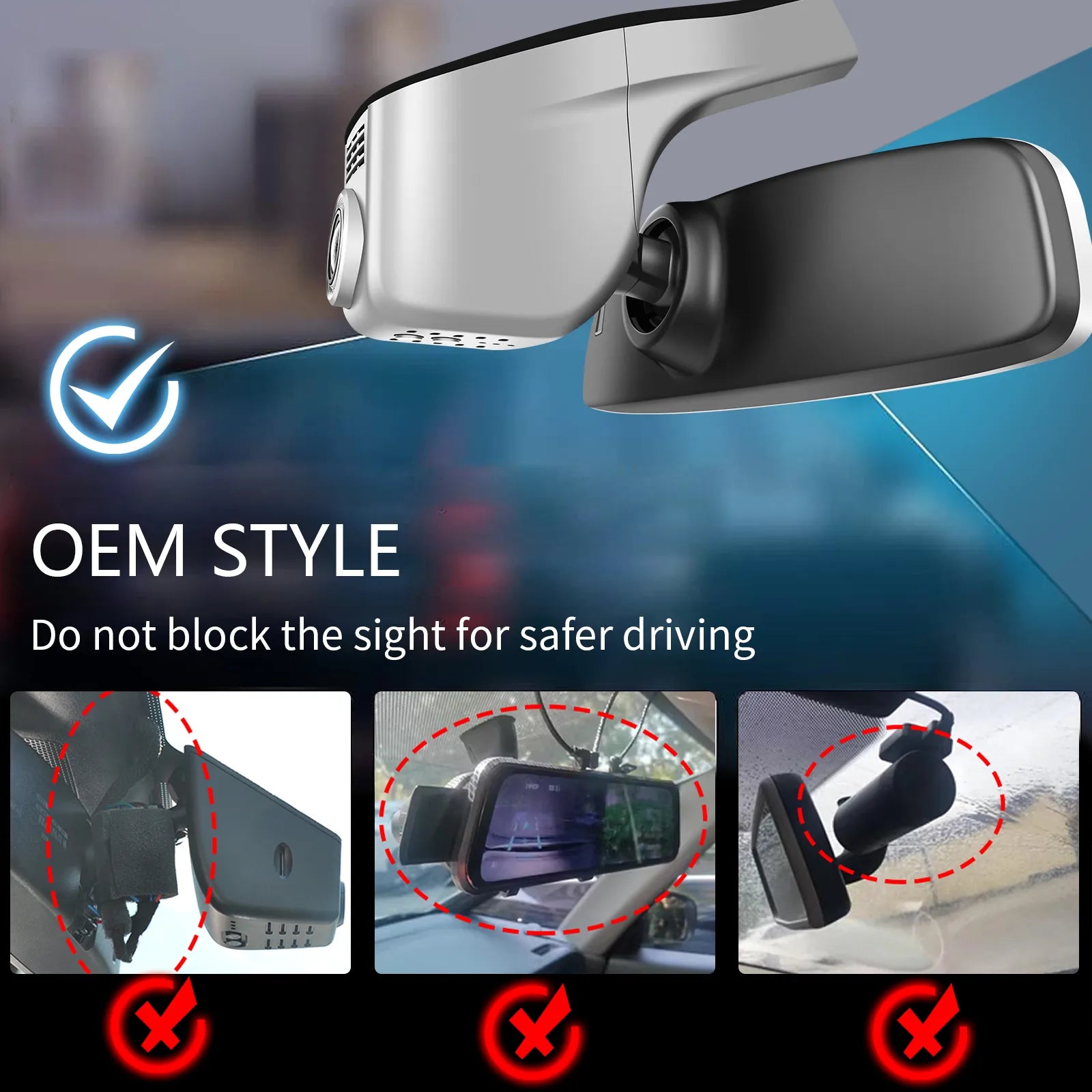 Mangoal Front 4K HDR Dash Cam STARVIS 2 IMX678, Custom Fit for Volkswagen Taos 2022-2025 S SE SEL(Model A Gray)