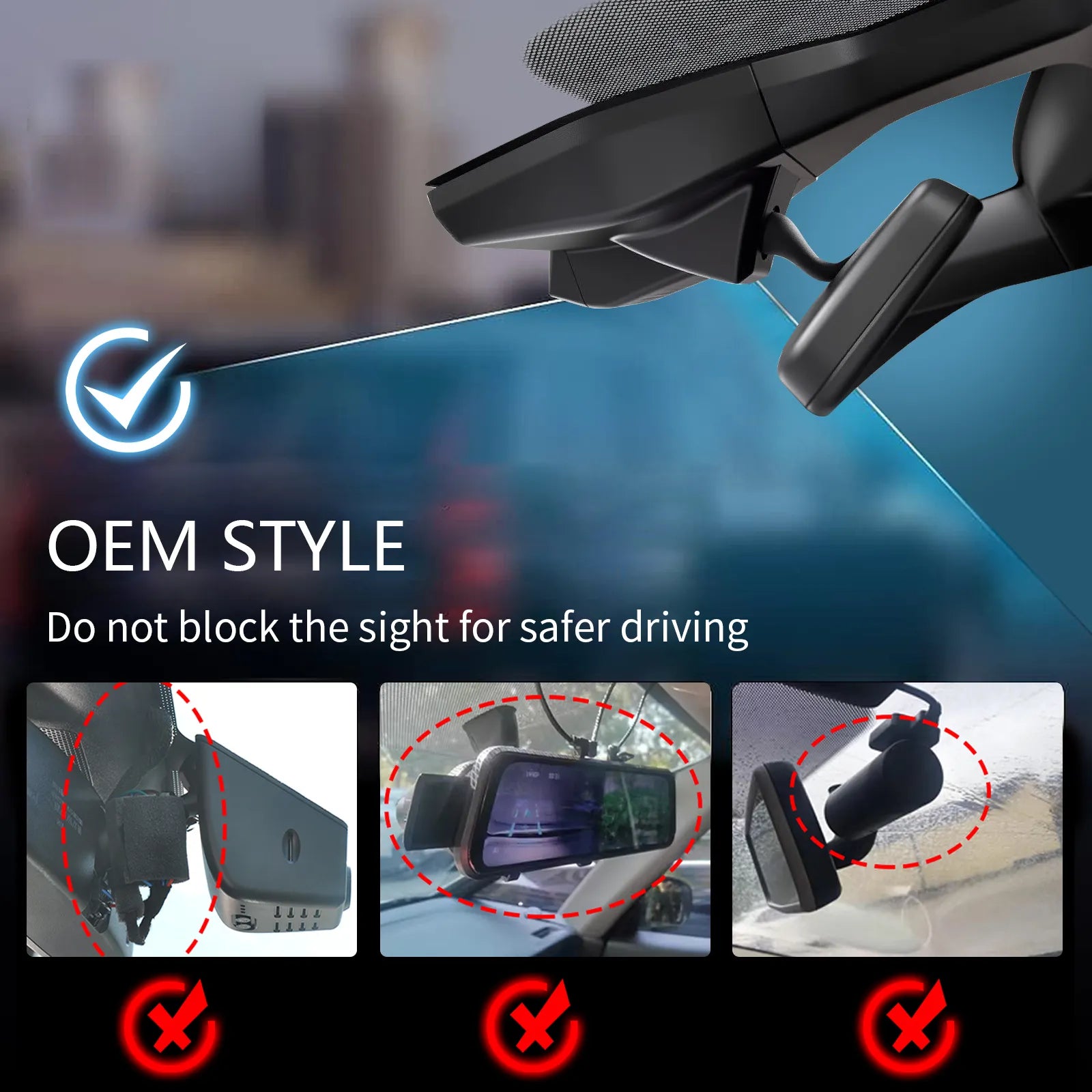 Mangoal Front 4K HDR Dash Cam STARVIS 2 IMX678 for Volkswagen ID.3 2020-2025 & Seat Cupra Born
