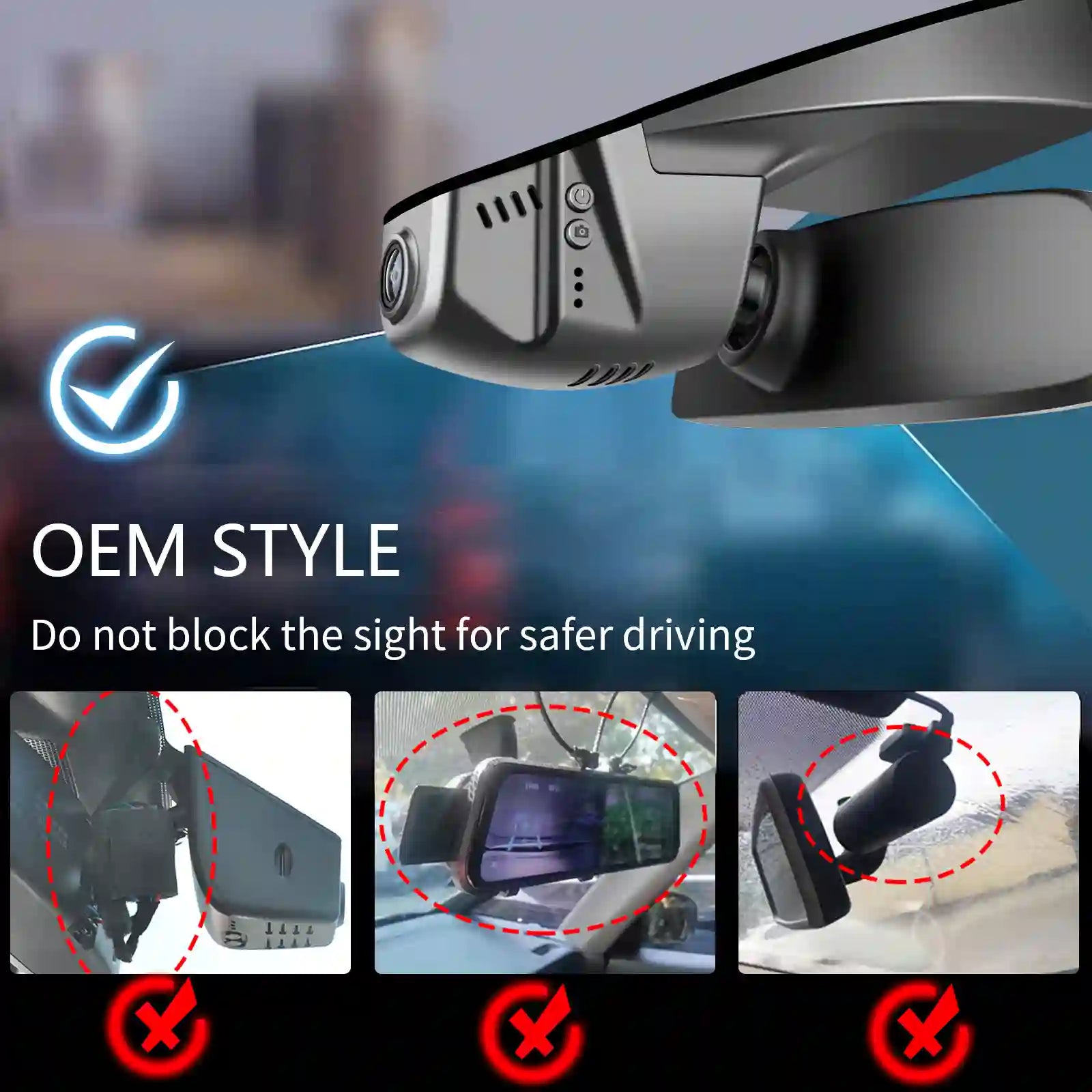 Mangoal 4K Front & 2K Rear 2 Channel HDR Dash Cam, Dual STARVIS 2 IMX678 IMX675, Custom Fit for Volkswagen Touran 2016-2022 2024 (Model B Black)