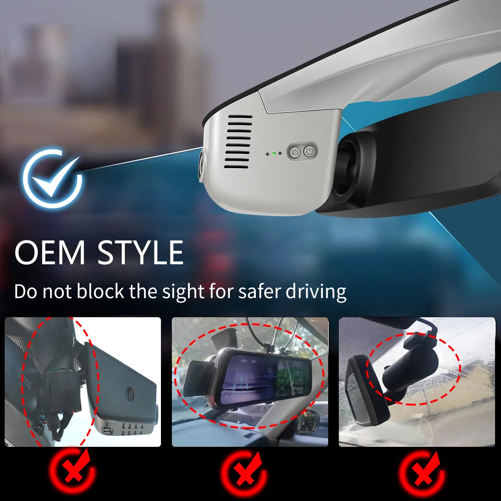 Mangoal 4K Front & 2K Rear 2 Channel HDR Dash Cam, Dual STARVIS 2 IMX678 IMX675, Custom Fit for Volkswagen Taos 2022-2025 S SE SEL(Model B Gray)