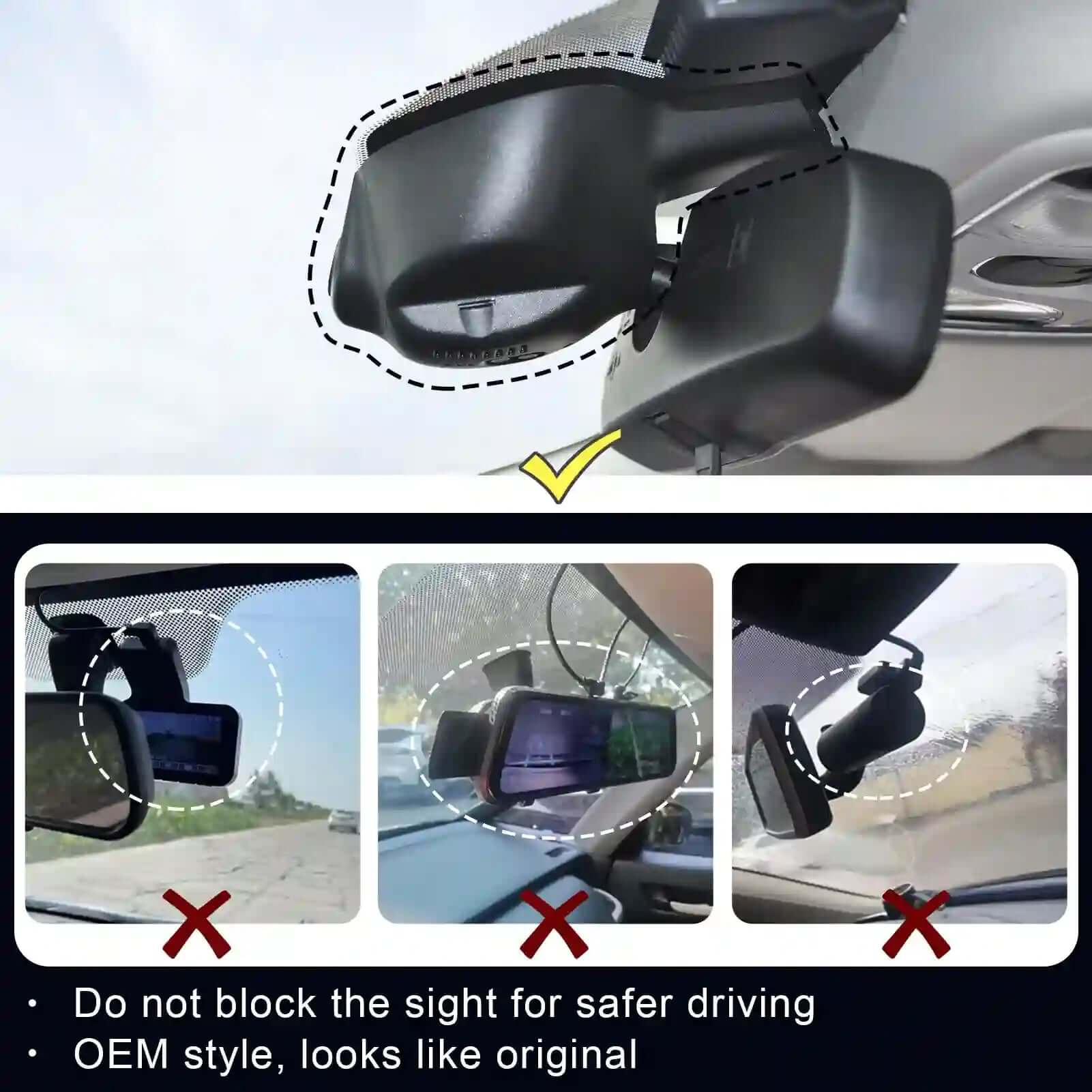 dodge caravan dash cam OEM looks 