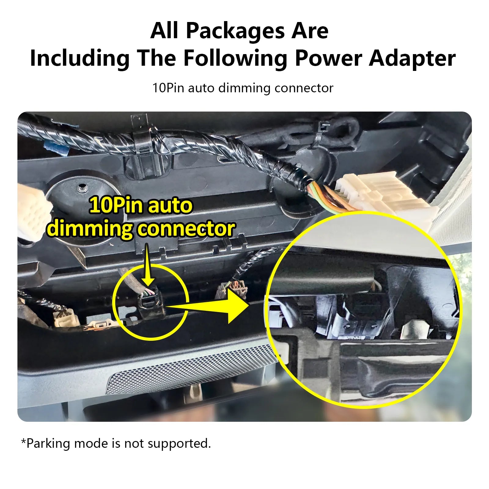 Mangoal 4K Dash Cam fit for Subaru Crosstrek 2024-2026 (Model B)