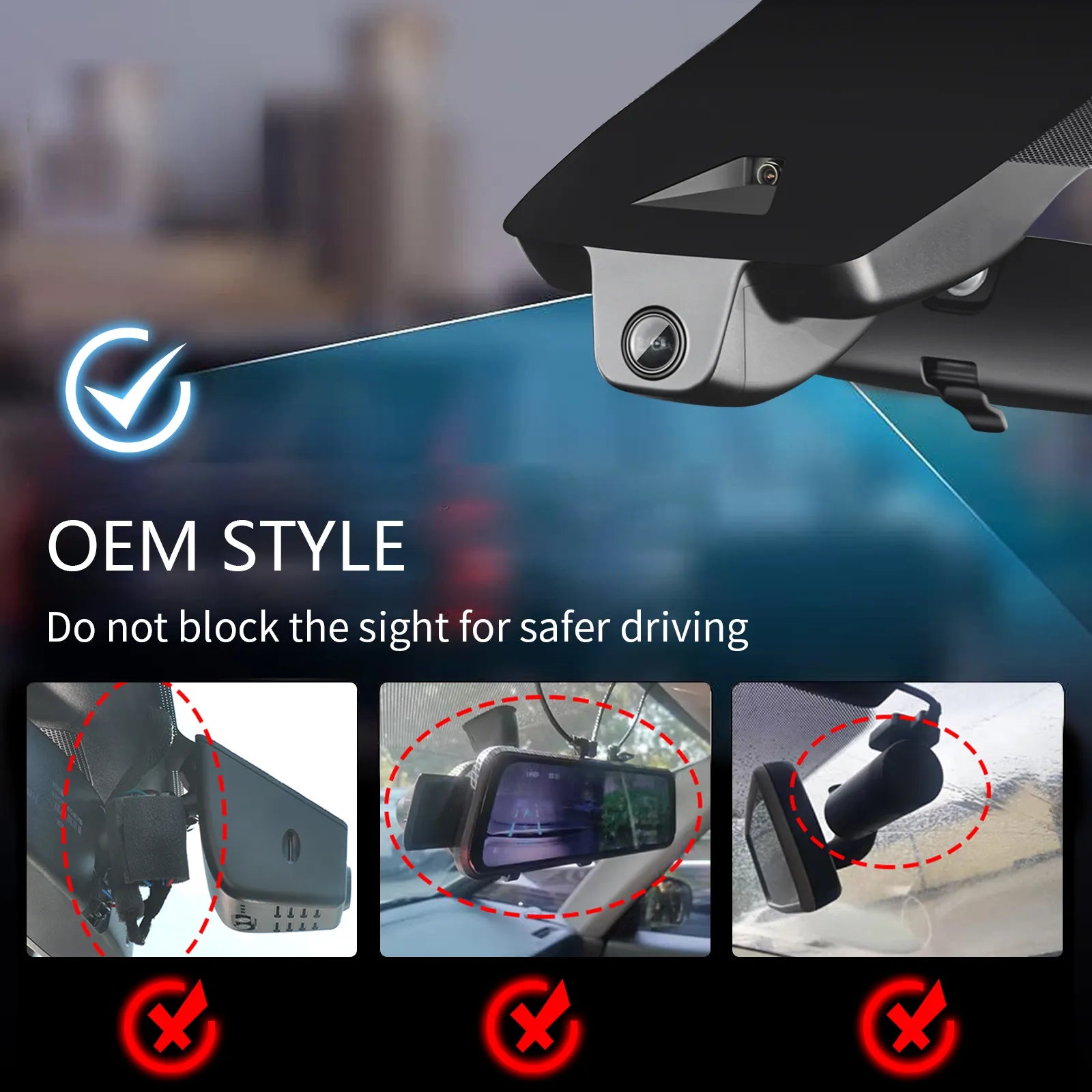Front 4K HDR Dash Cam STARVIS 2 IMX678, Custom Fit for Subaru Solterra 2023-2026,Limited Premium Touring etc, 5GHz WiFi, GPS, 64GB Card