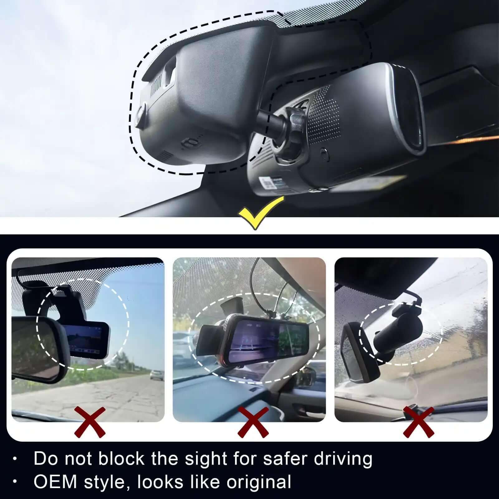 Jeep Gen Cherokee OEM style dash cam