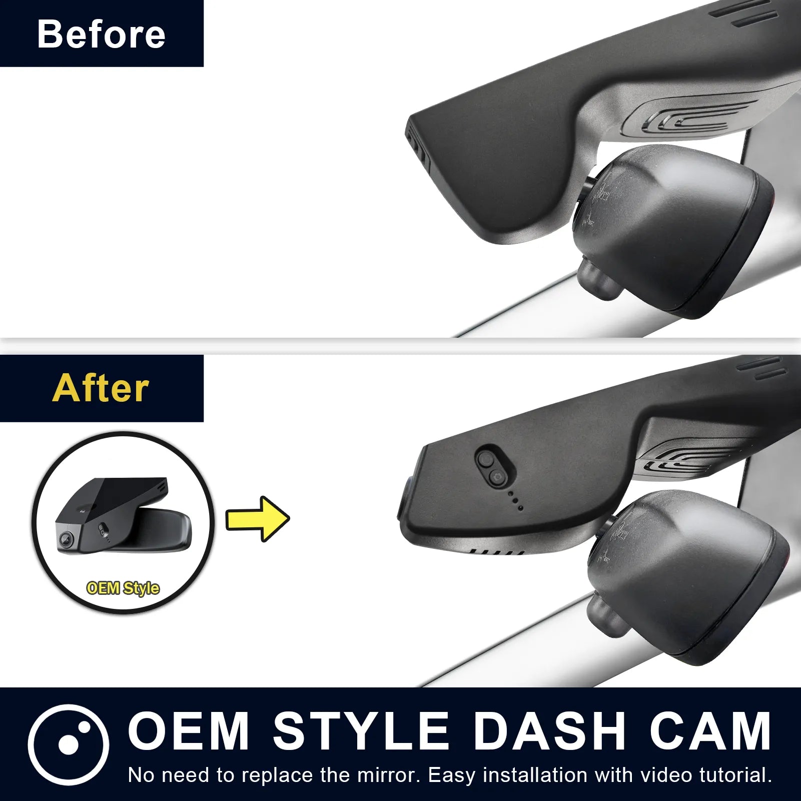 Mangoal Front 4K & Rear 2K HDR Dash Cam, Dual STARVIS 2 IMX678 IMX675, for BMW 8 Series Gen2 G14 G15 G16 2020-2026(Model A)