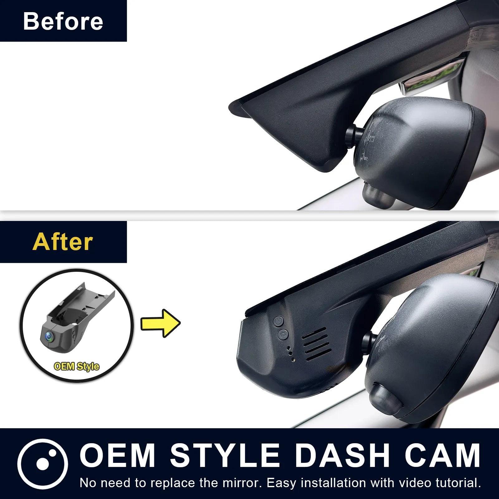 Mangoal 4K Front & 2K Rear 2 Channel HDR Dash Cam, Dual STARVIS 2 IMX678 IMX675, for BMW 4-Series Gen1 F32 F33 F36 2014 2015 2016 2017 2018 2019 2020 M4 F82 F83(Model A)