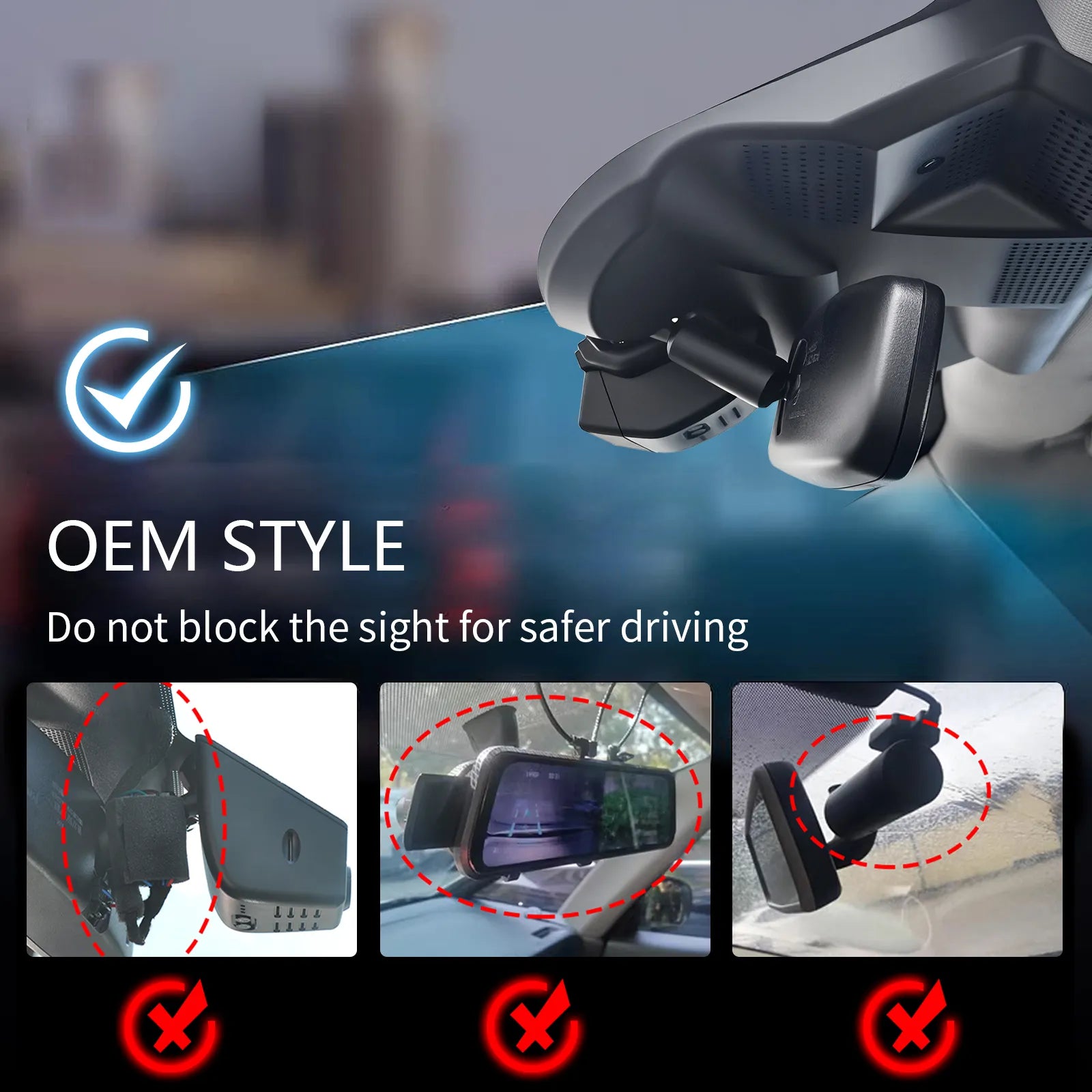 Mangoal 4K Front & 2K Rear 2 Channel HDR Dash Cam, Dual STARVIS 2 IMX678 IMX675, Custom Fit for Ford Mustang mach-E 2021 2022 2023 2024 2025, Select Premium California Route 1 GT Accessories, UHD 2160P Video, WiFi & App, 128GB Card