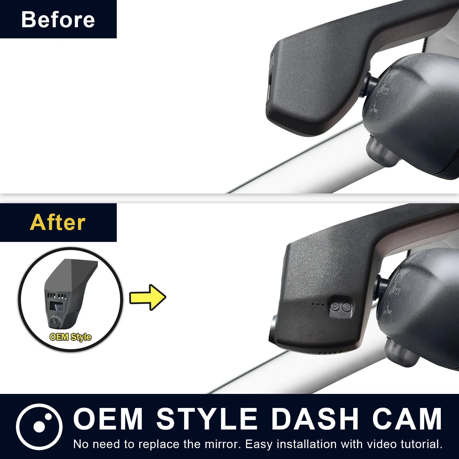 Mangoal Front 4K & Rear 2K HDR Dash Cam, Dual STARVIS 2 IMX678 IMX675, for BMW Gen3 G01 X3 2018-2024, F97 X3M 2020+(Model B)