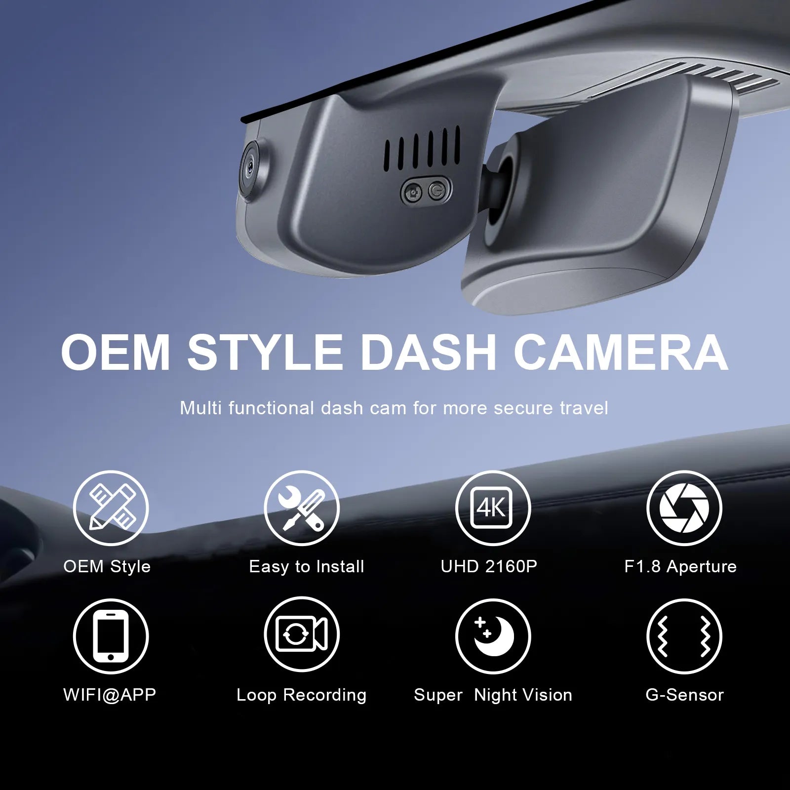 Mangoal Front 4K HDR Dash Cam STARVIS 2 IMX678 for Mazda CX-90 & CX-90 PHEV 2024-2026