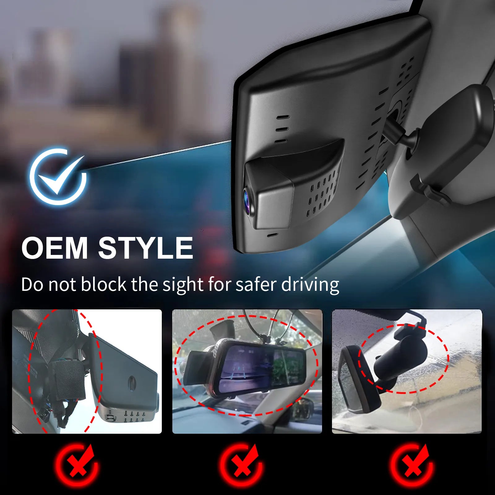 Mangoal Front 4K & Rear 1080P Dash Cam for Toyota Prius & Prius AWD-e & Prius Prime 2023-2026