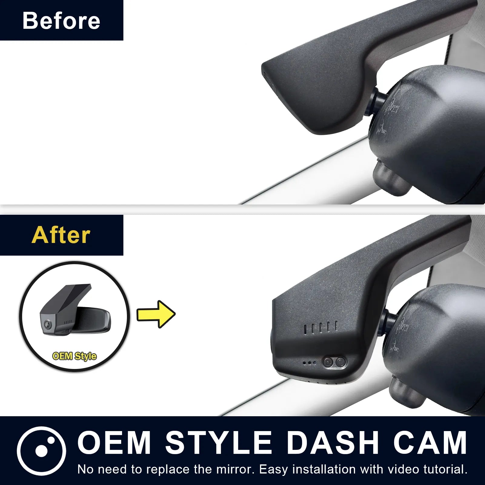 Mangoal Front 4K HDR Dash Cam STARVIS 2 IMX678 for BMW Gen3 G01 X3 2018-2024, F97 X3M 2020+(Model A)