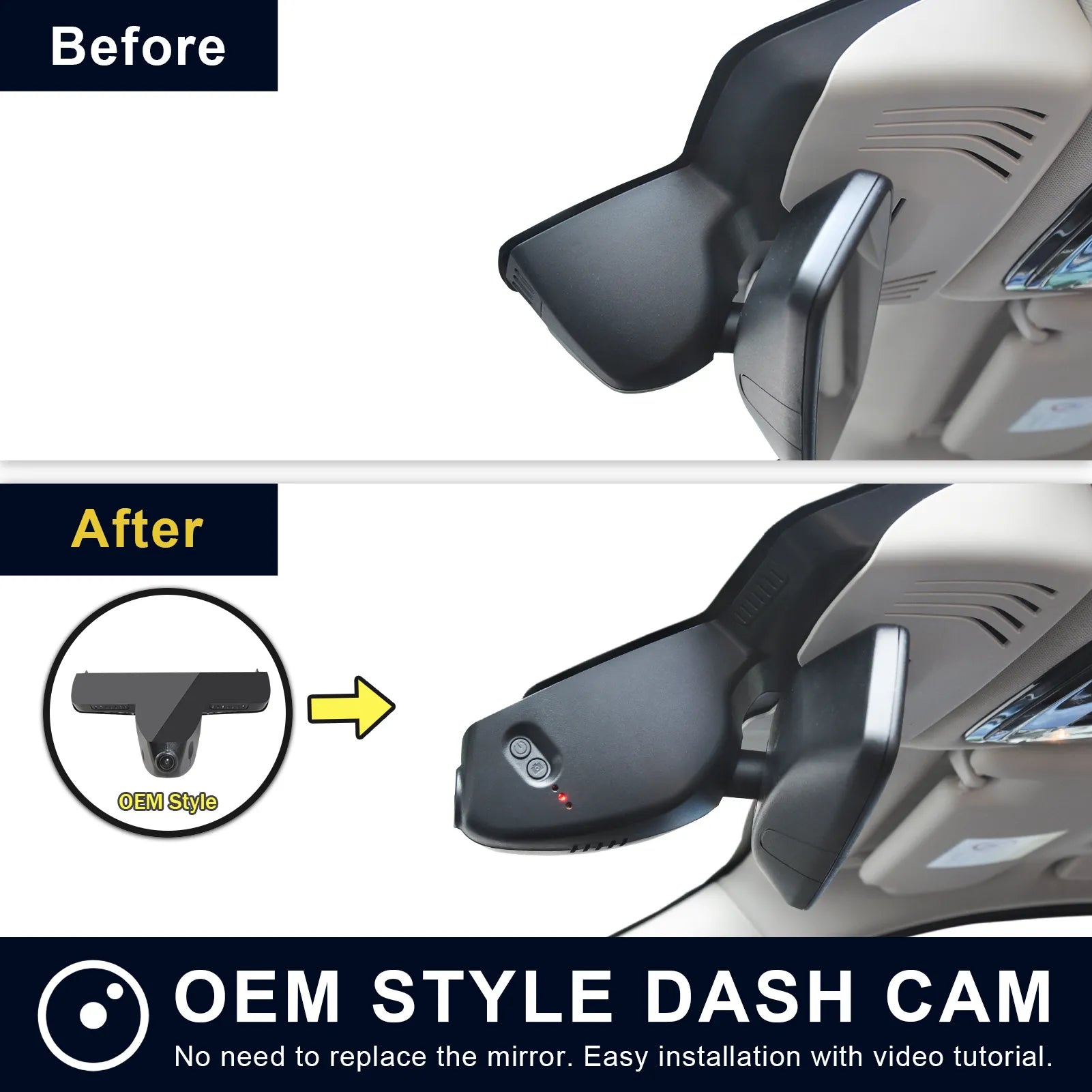 Mangoal Front 4K HDR Dash Cam STARVIS 2 IMX678 for BMW Gen3 G01 X3 2018-2024, F97 X3M 2020+(Model C)