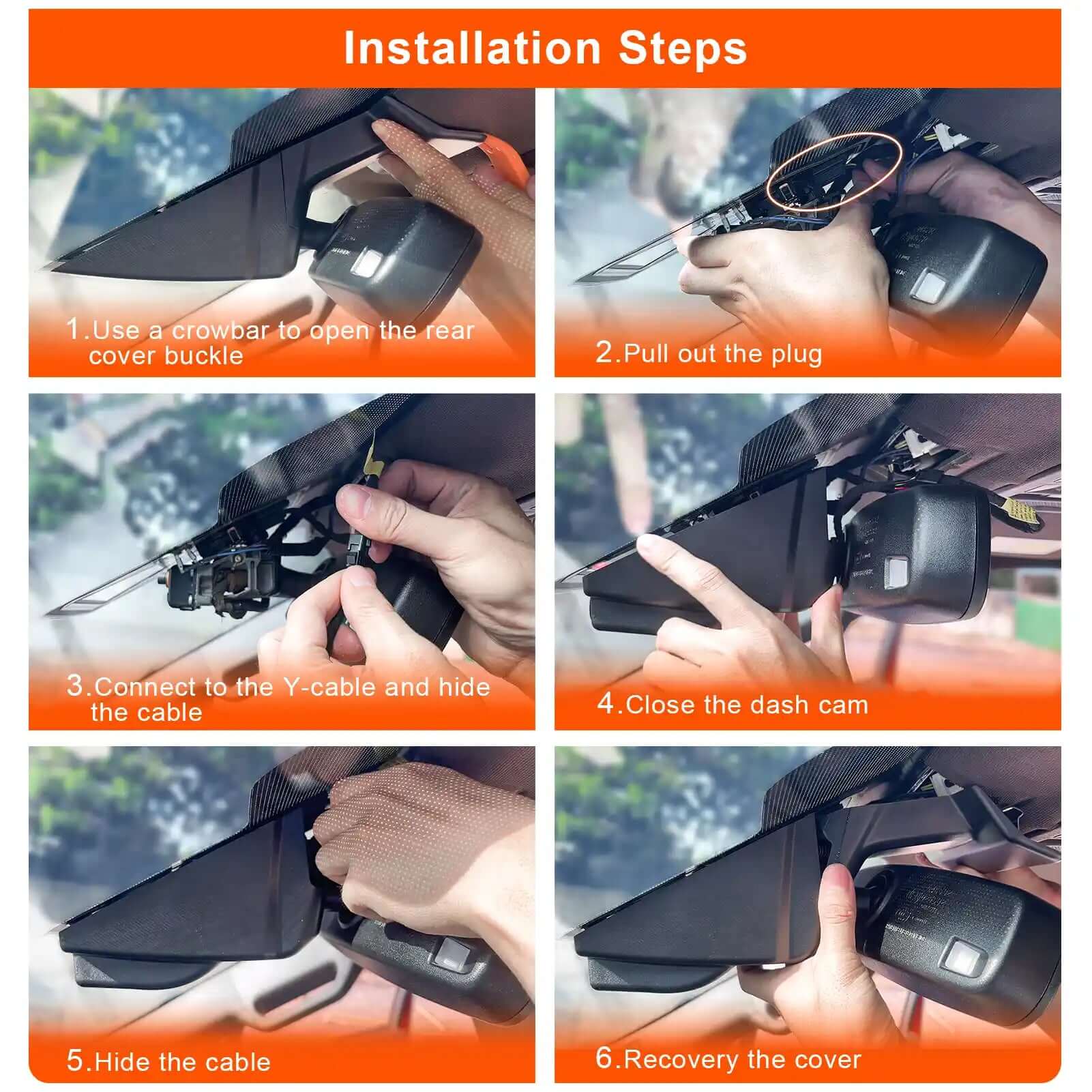 Ford Taurus dash cam installation steps 
