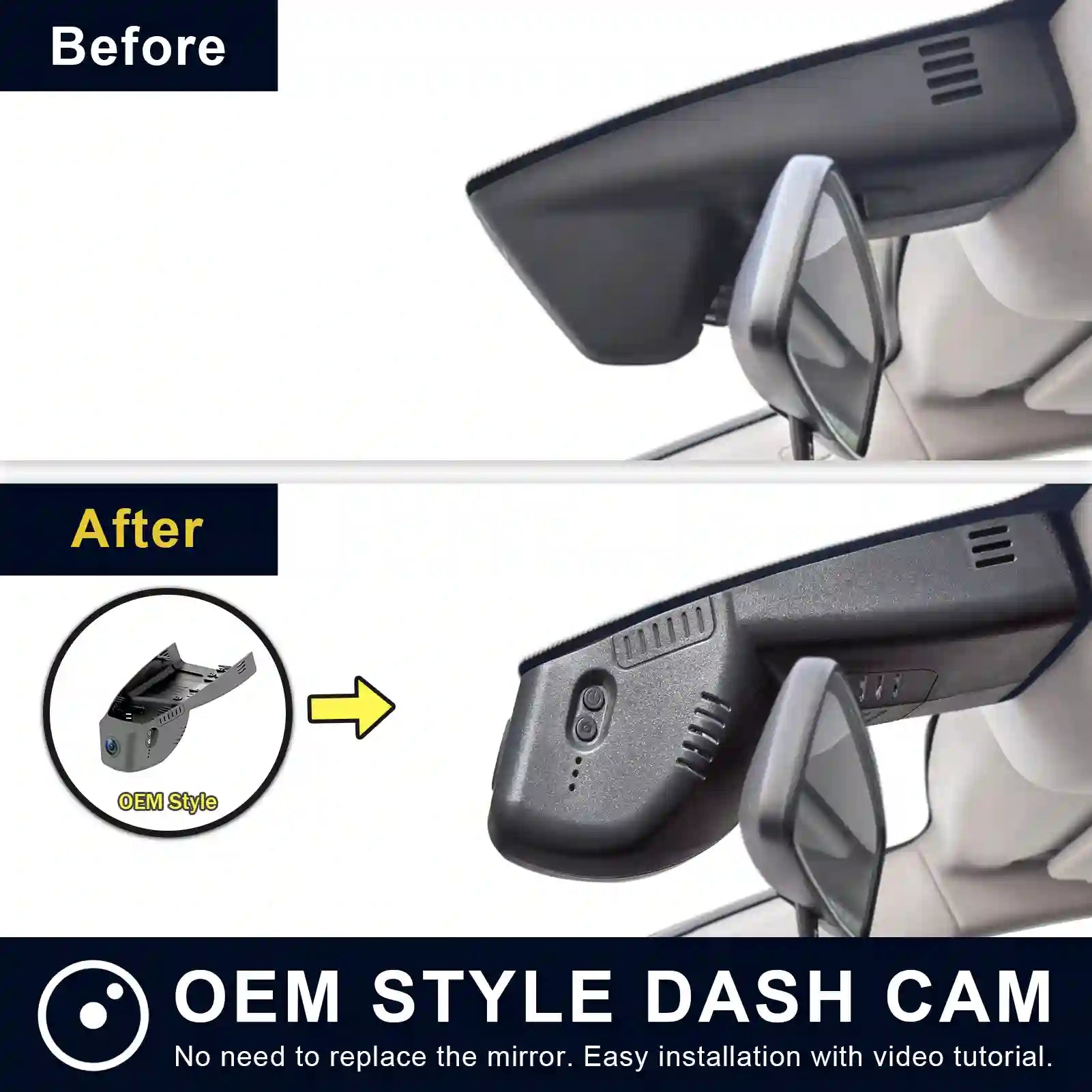 BMW 2-Series Model-E dash camera case 
