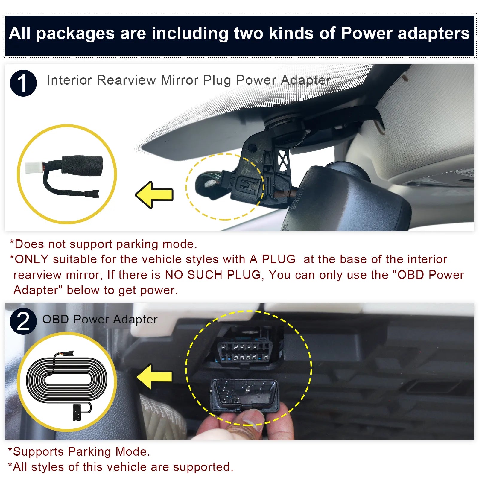 Mangoal Front 4K HDR Dash Cam STARVIS 2 IMX678 for Dodge Durango 2016-2026 (Model A)