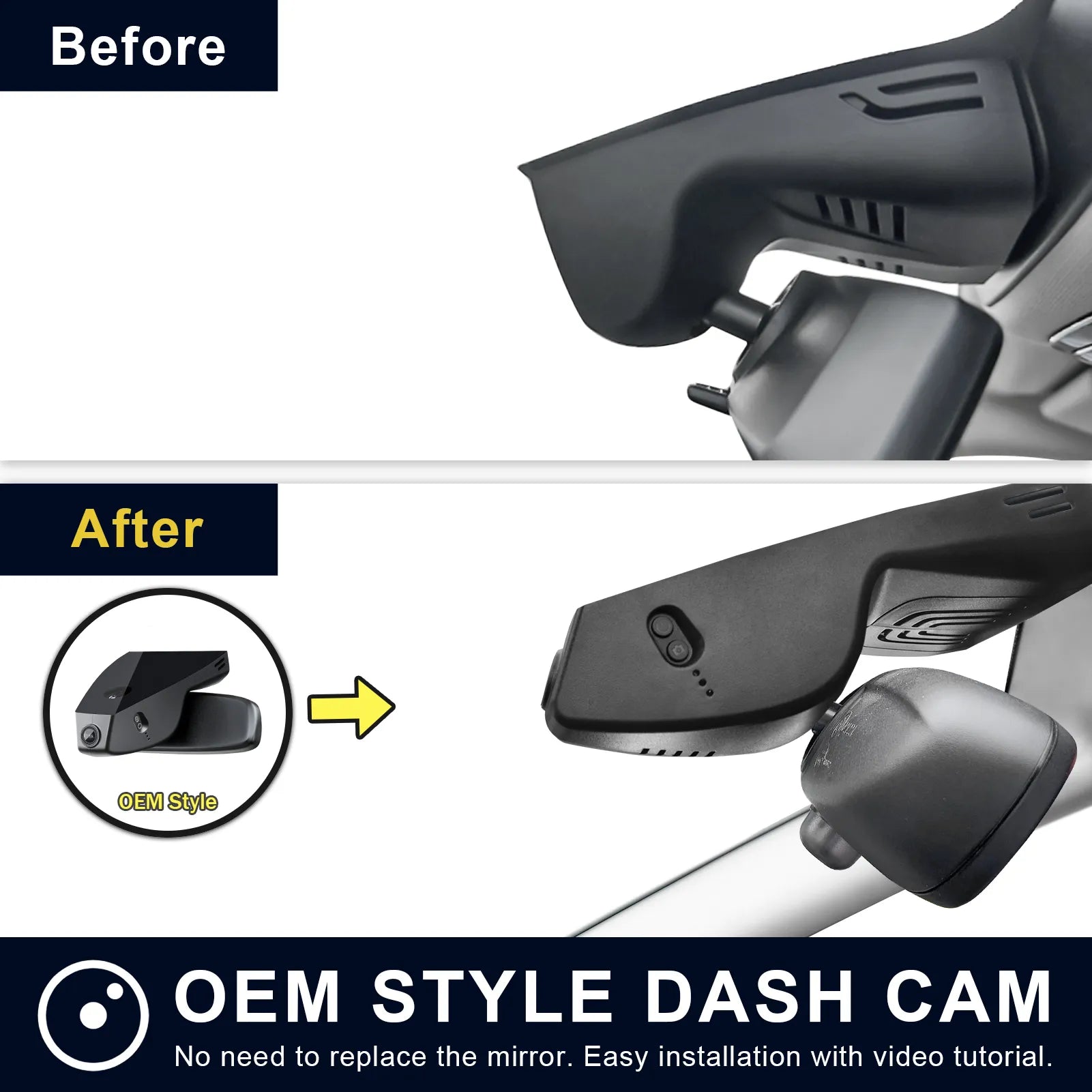 Mangoal 4K Front & 2K Rear 2 Channel HDR Dash Cam,STARVIS 2, for BMW 2 Series Coupé Convertible F22 F23 G42 Active Tourer Gran Tourer F45 F46 U06 Gran Coupé F44 M2 F87(Model D)